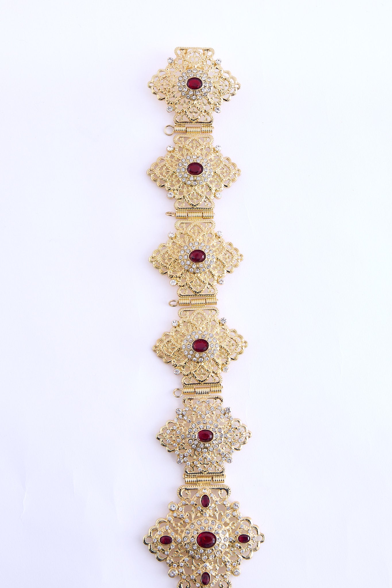 Shin Gold/Bordeaux Belt