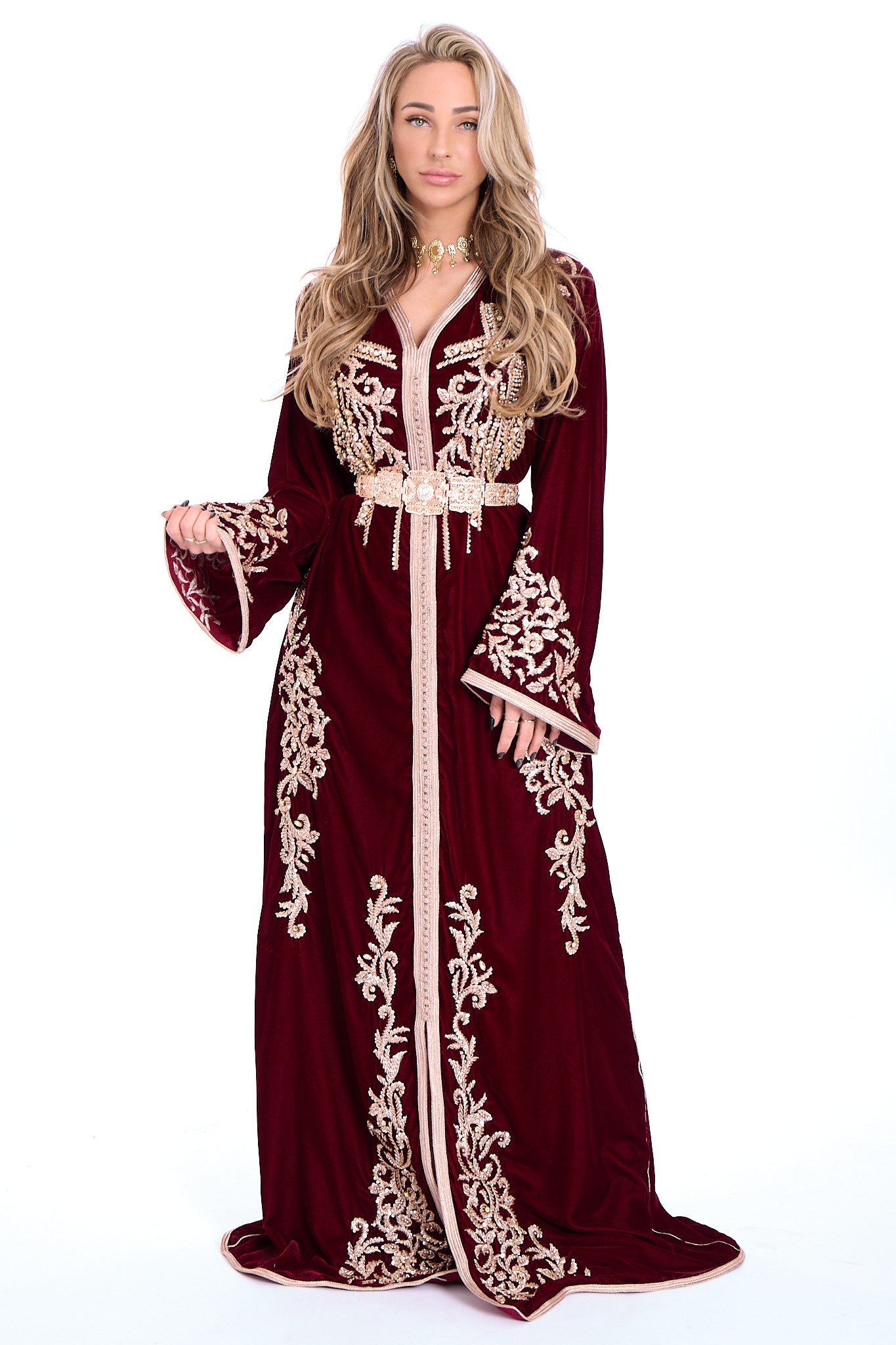 Caftan Abeer Pomegrante