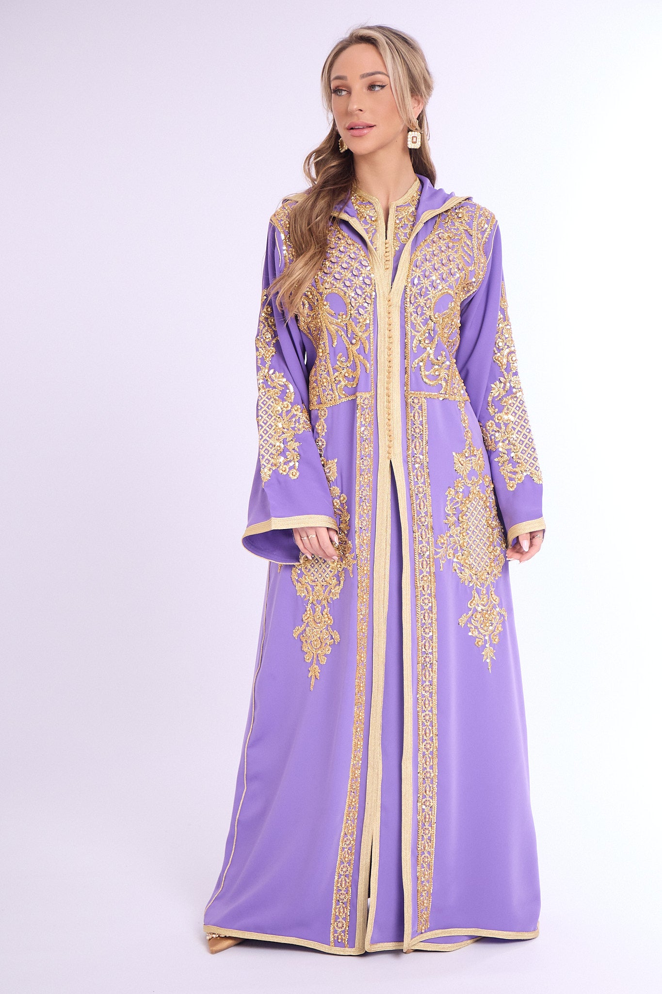 Exclusive Jalaba Soha Lilac