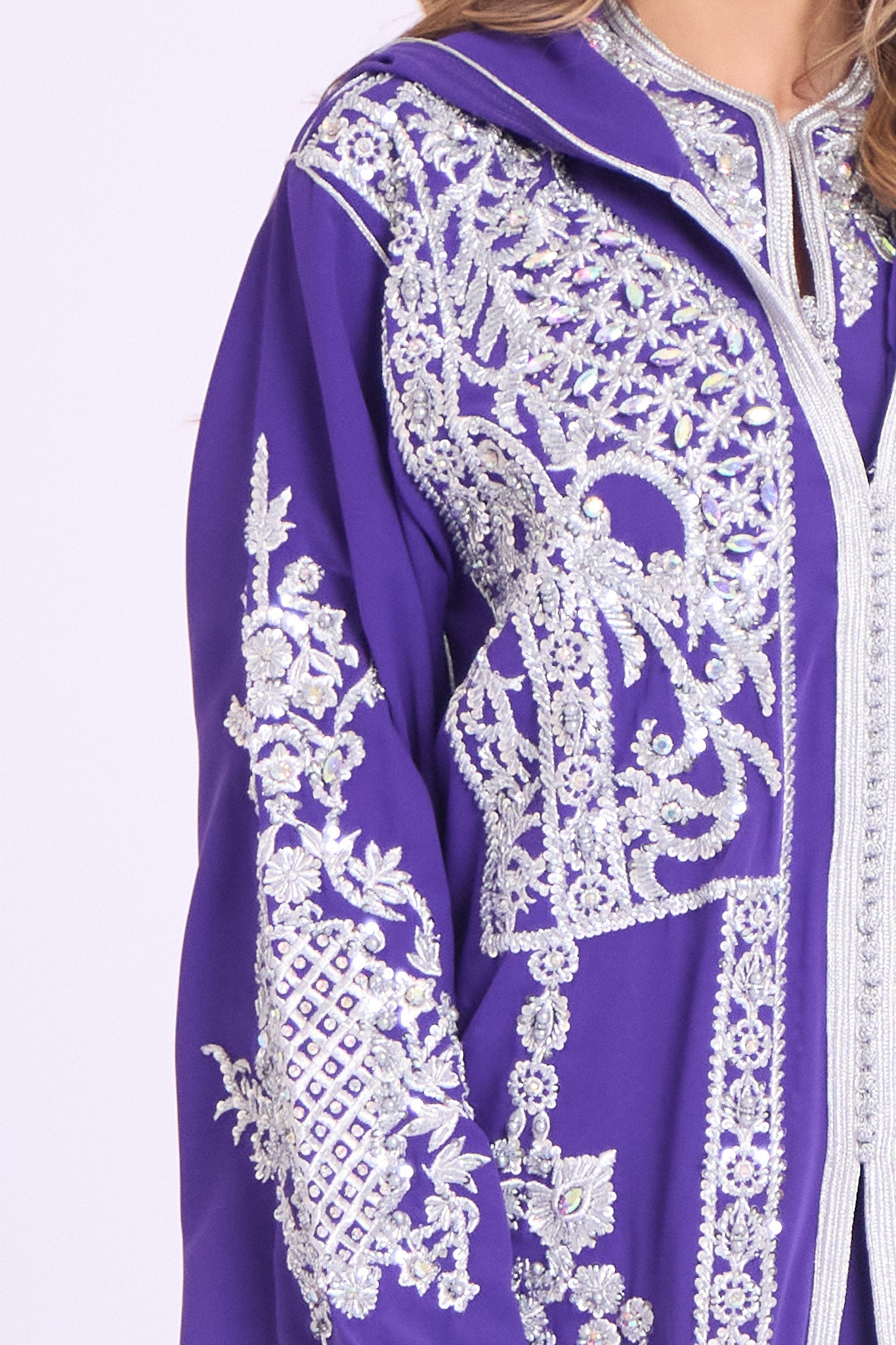 Exclusive Jalaba Soha Purple