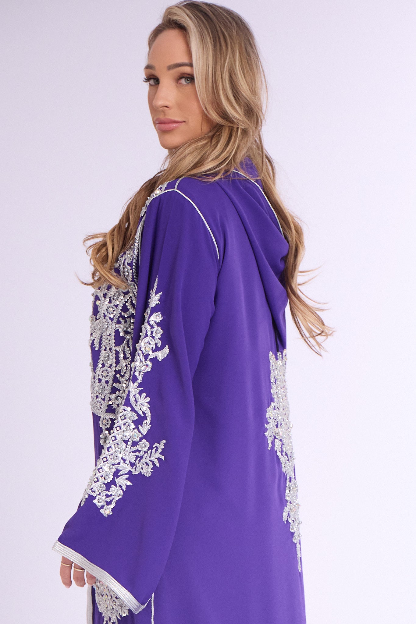 Exclusive Jalaba Soha Purple