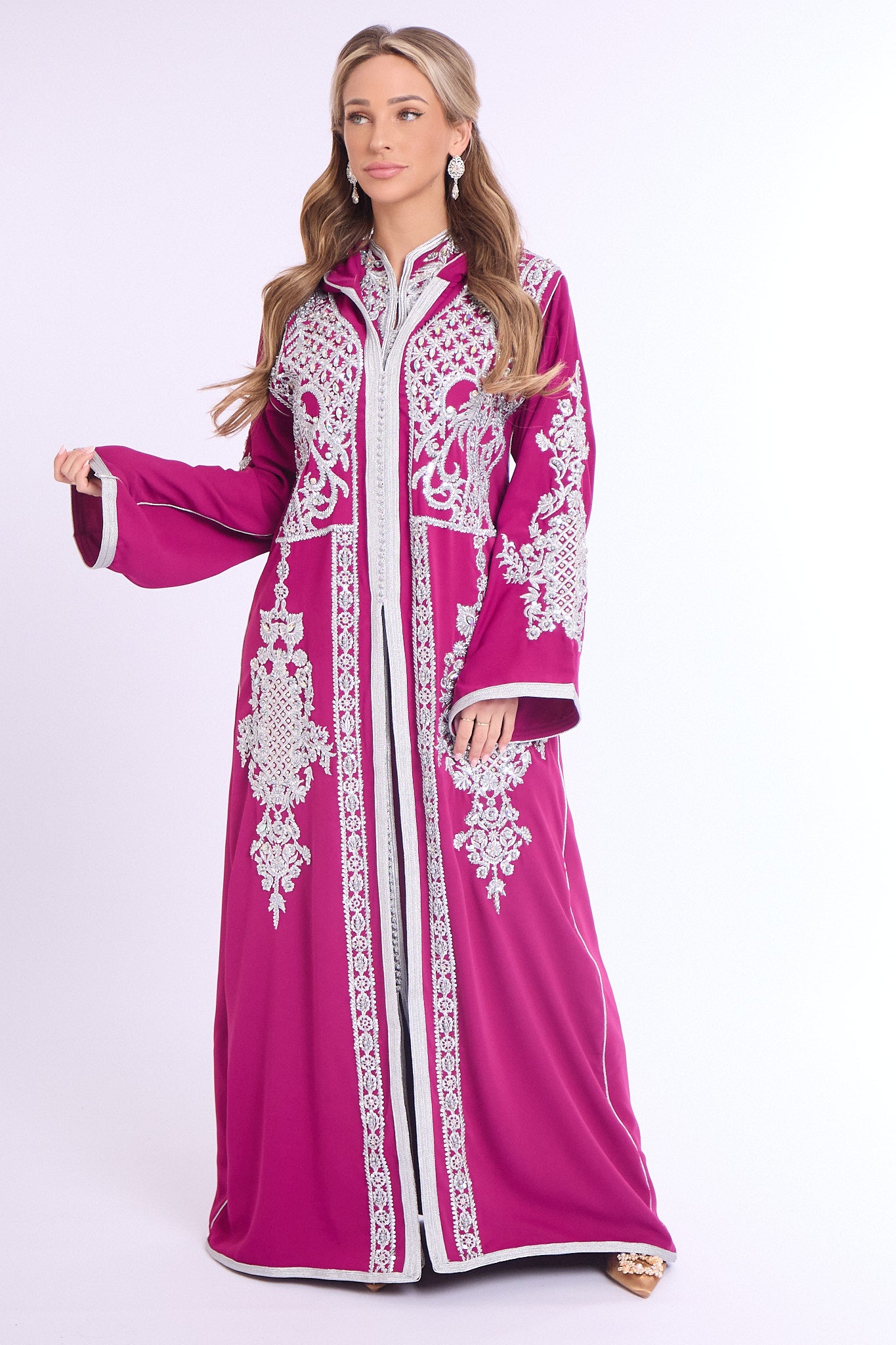 Exclusive Jalaba Soha Magenta