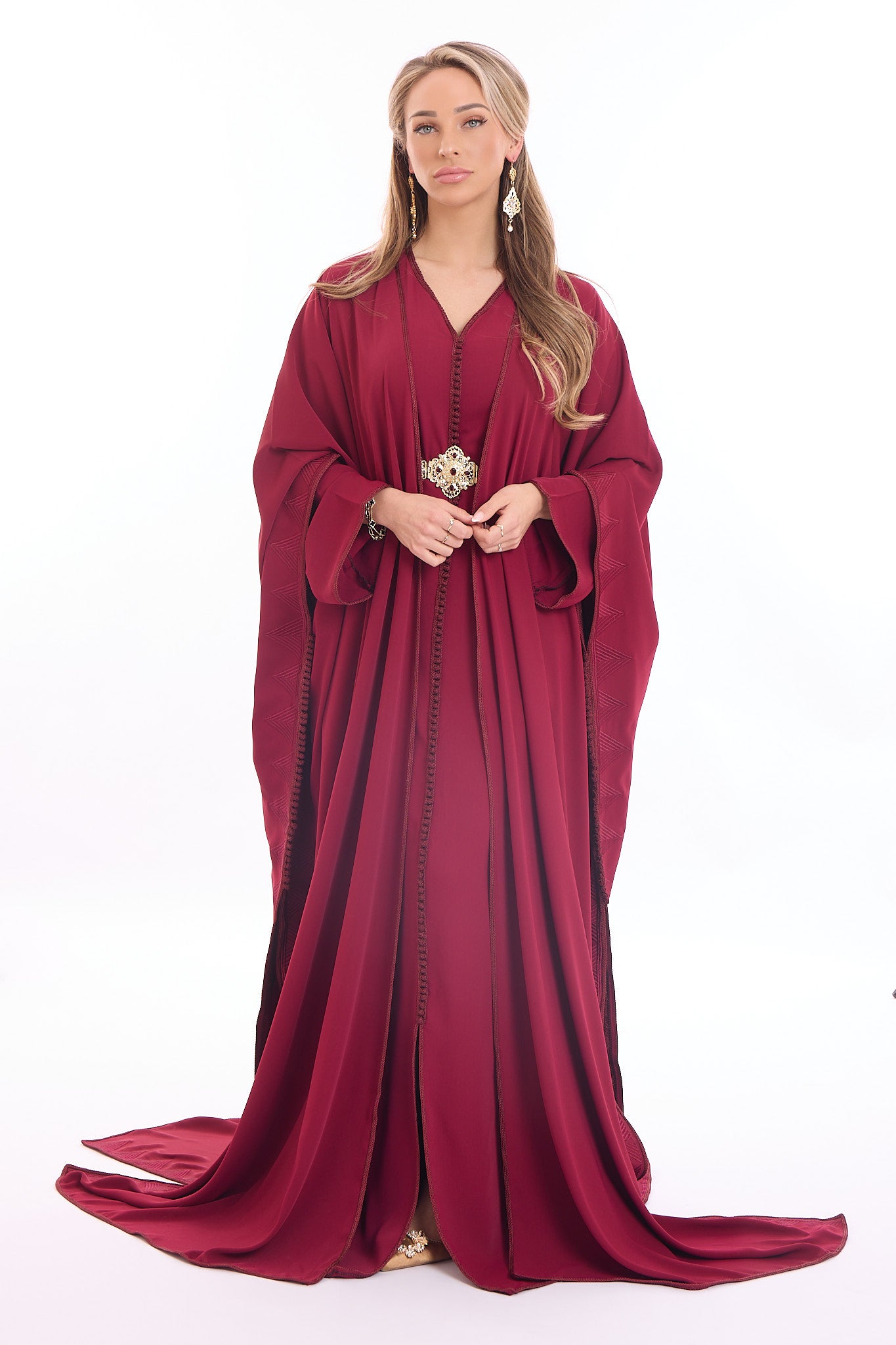Caftan Fatin Pomegrante