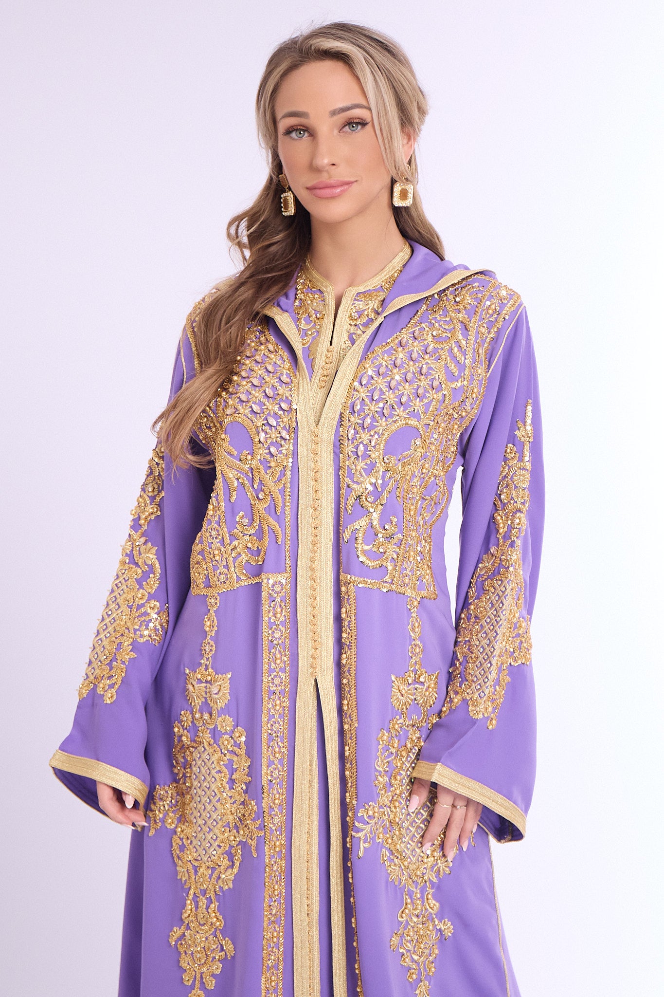 Exclusive Jalaba Soha Lilac