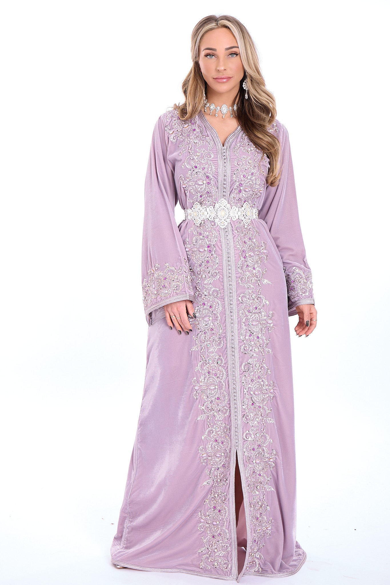 Caftan Marwa Thistle