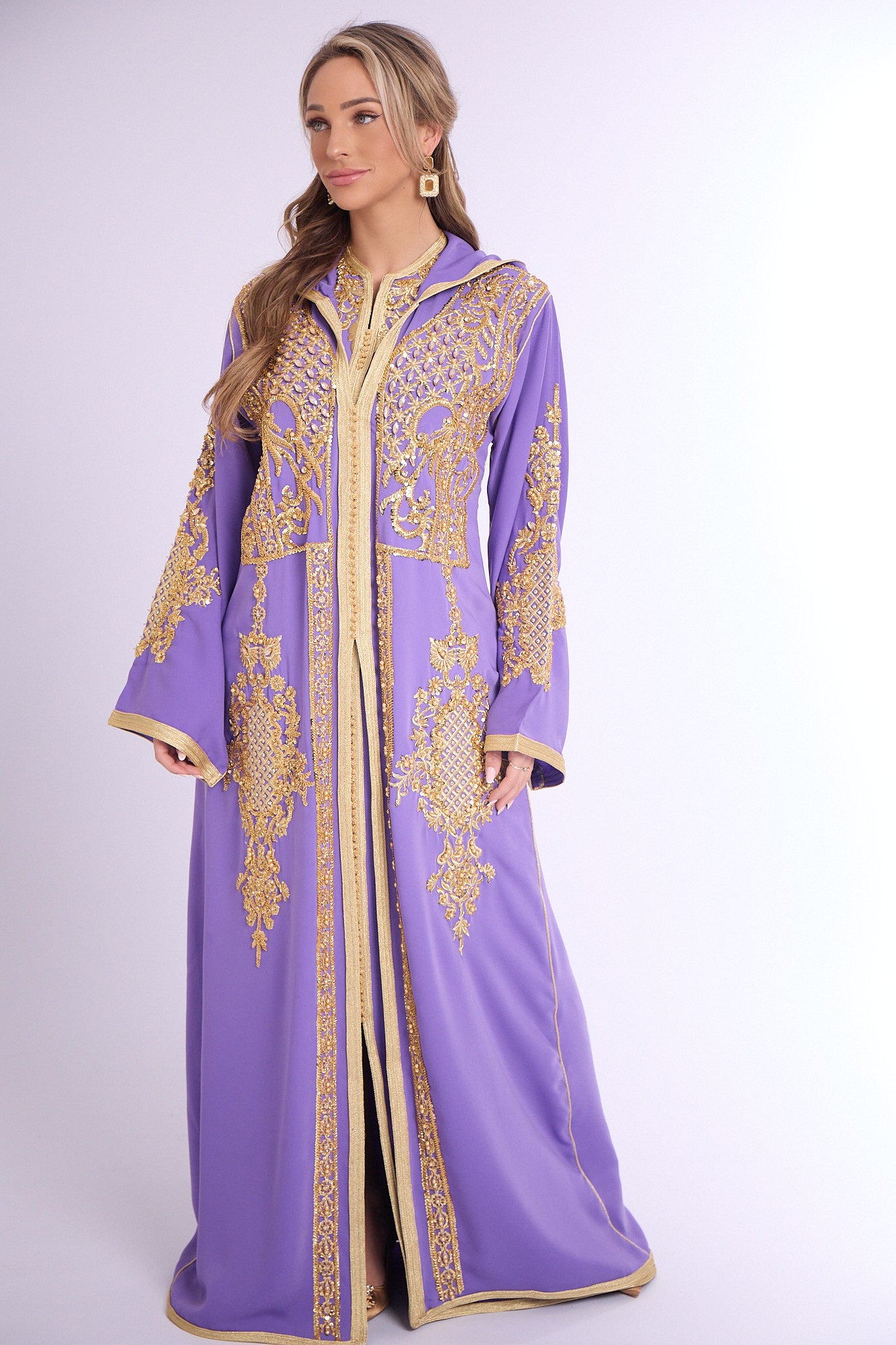 Exclusive Jalaba Soha Lilac