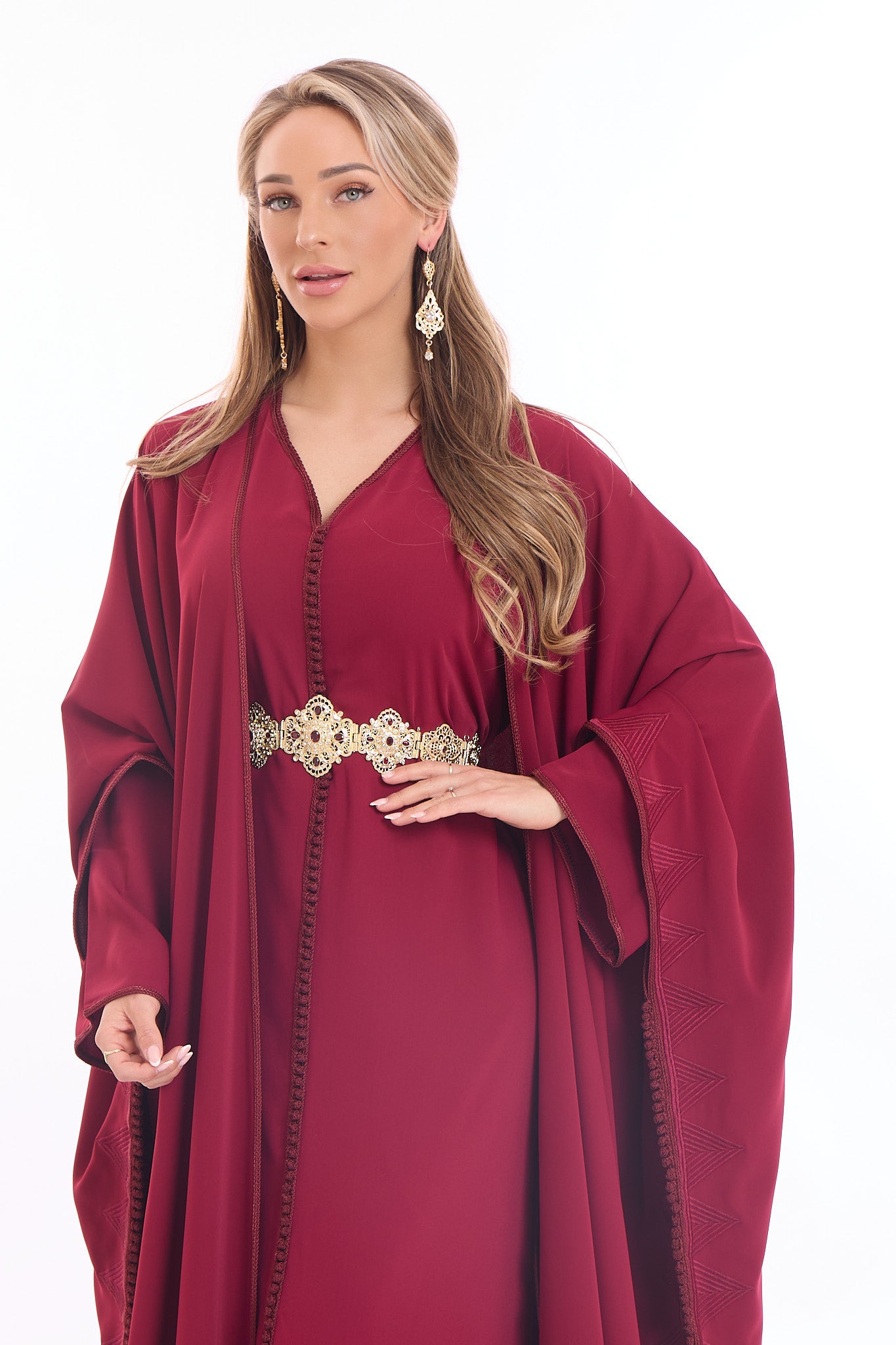 Caftan Fatin Pomegrante