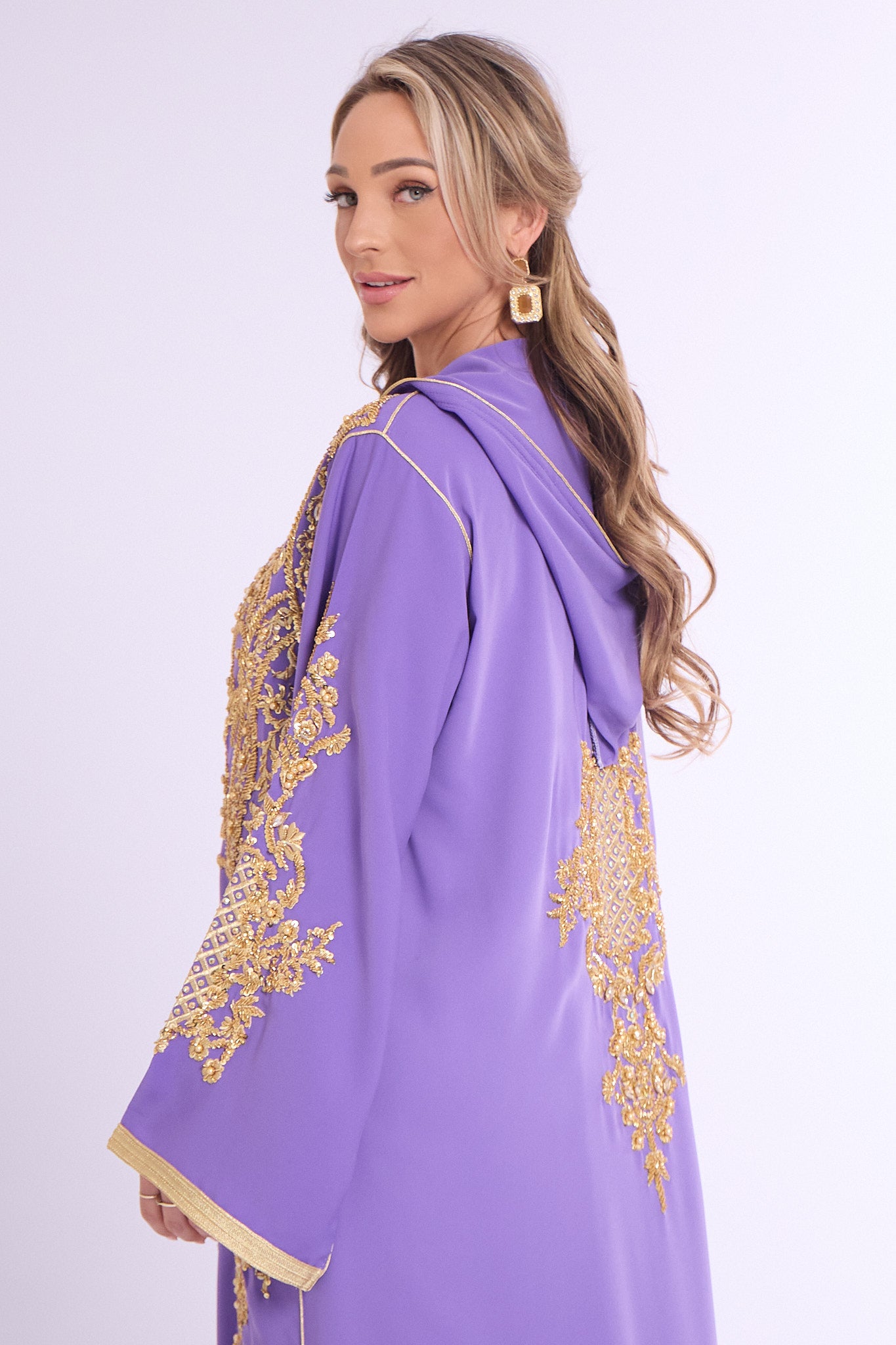 Exclusive Jalaba Soha Lilac