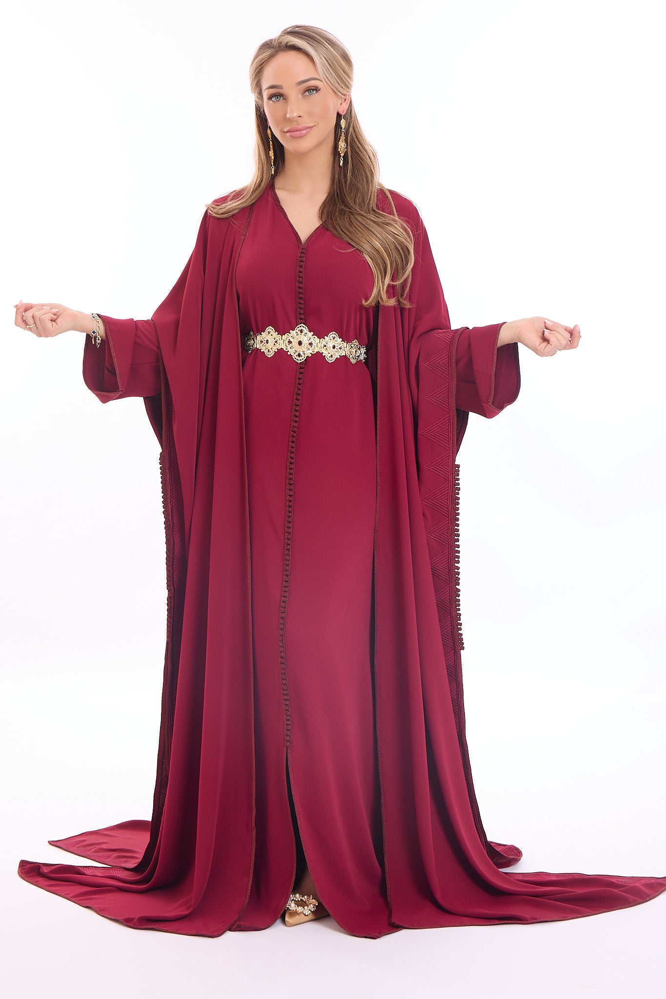 Caftan Fatin Pomegrante