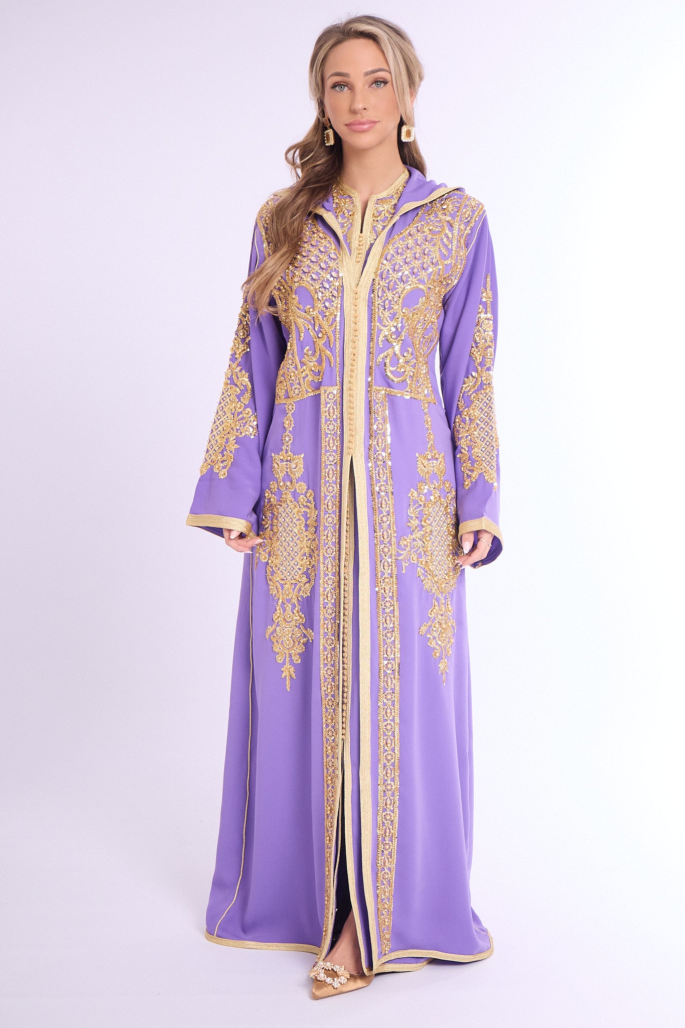 Exclusive Jalaba Soha Lilac