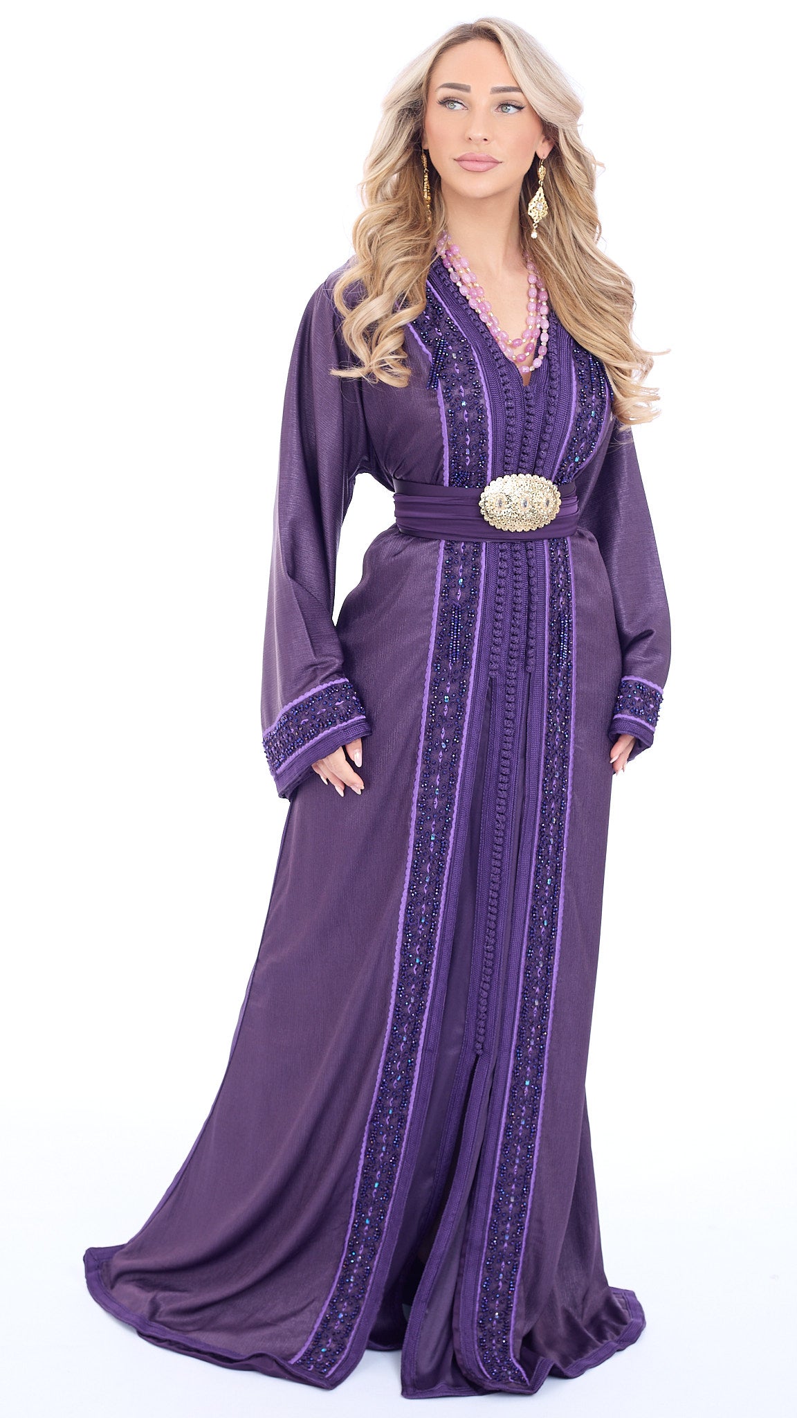 Caftan Maram Rebecca Purple