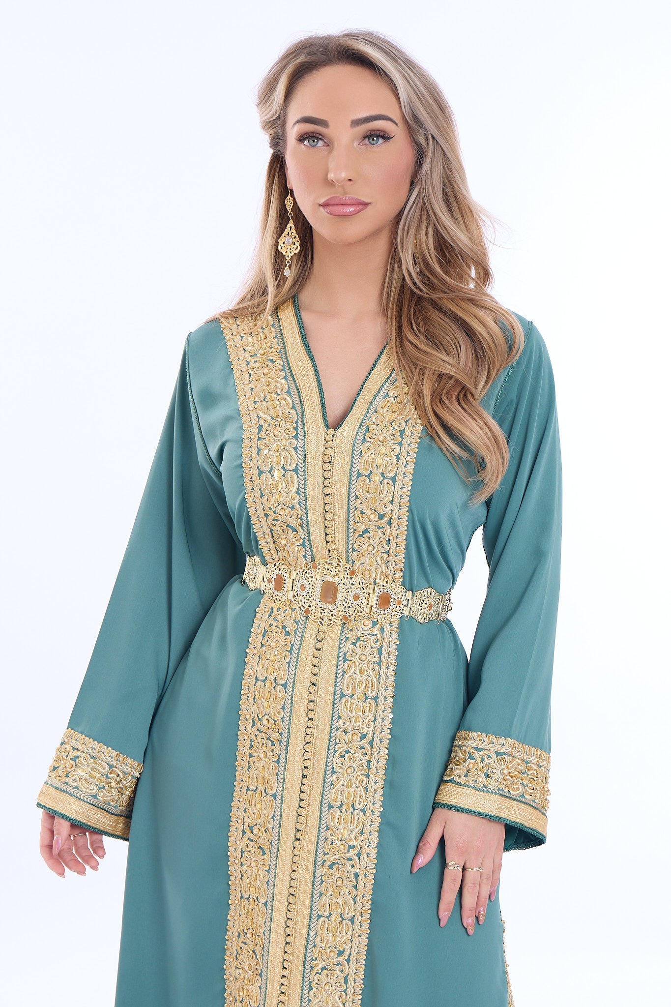 Caftan Lina Darkseagreen