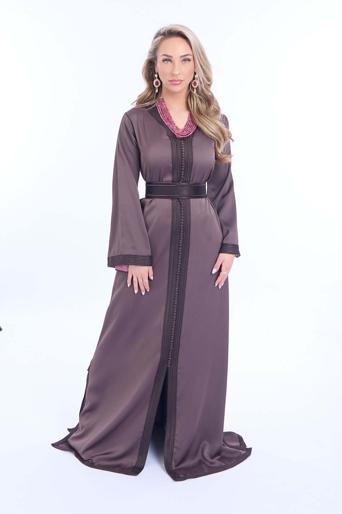 Caftan Imaan Coffee Brown