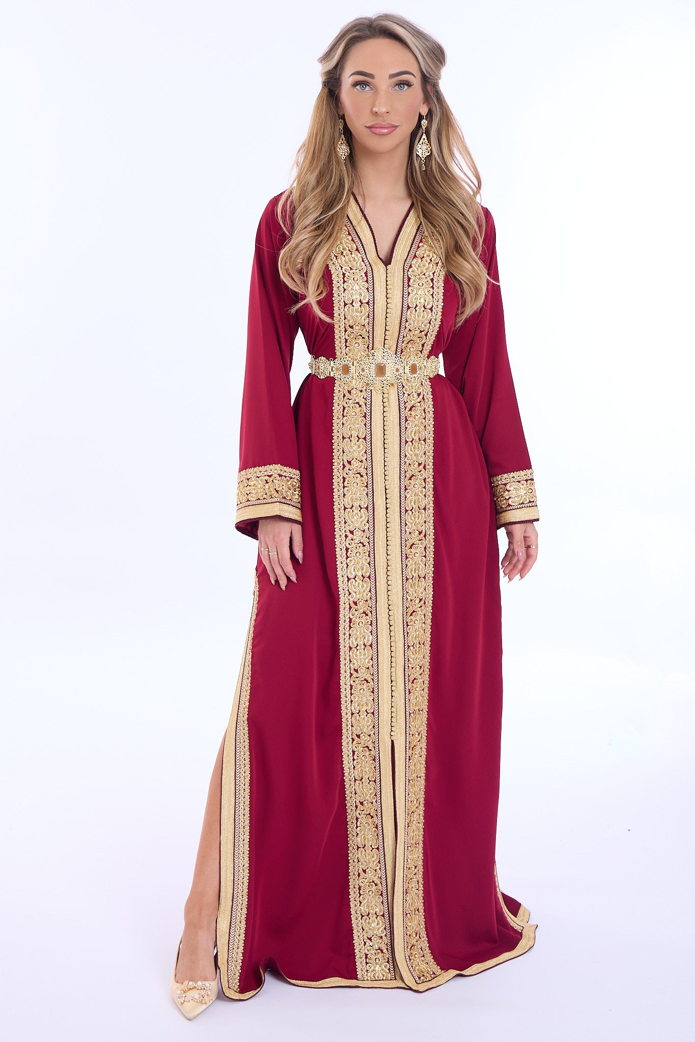 Caftan Lina Pomegrante
