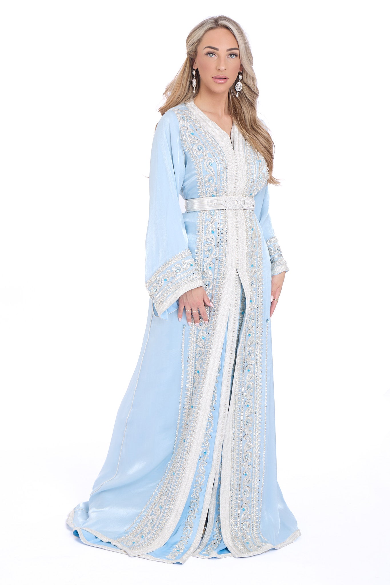 Caftan Sara Light blue