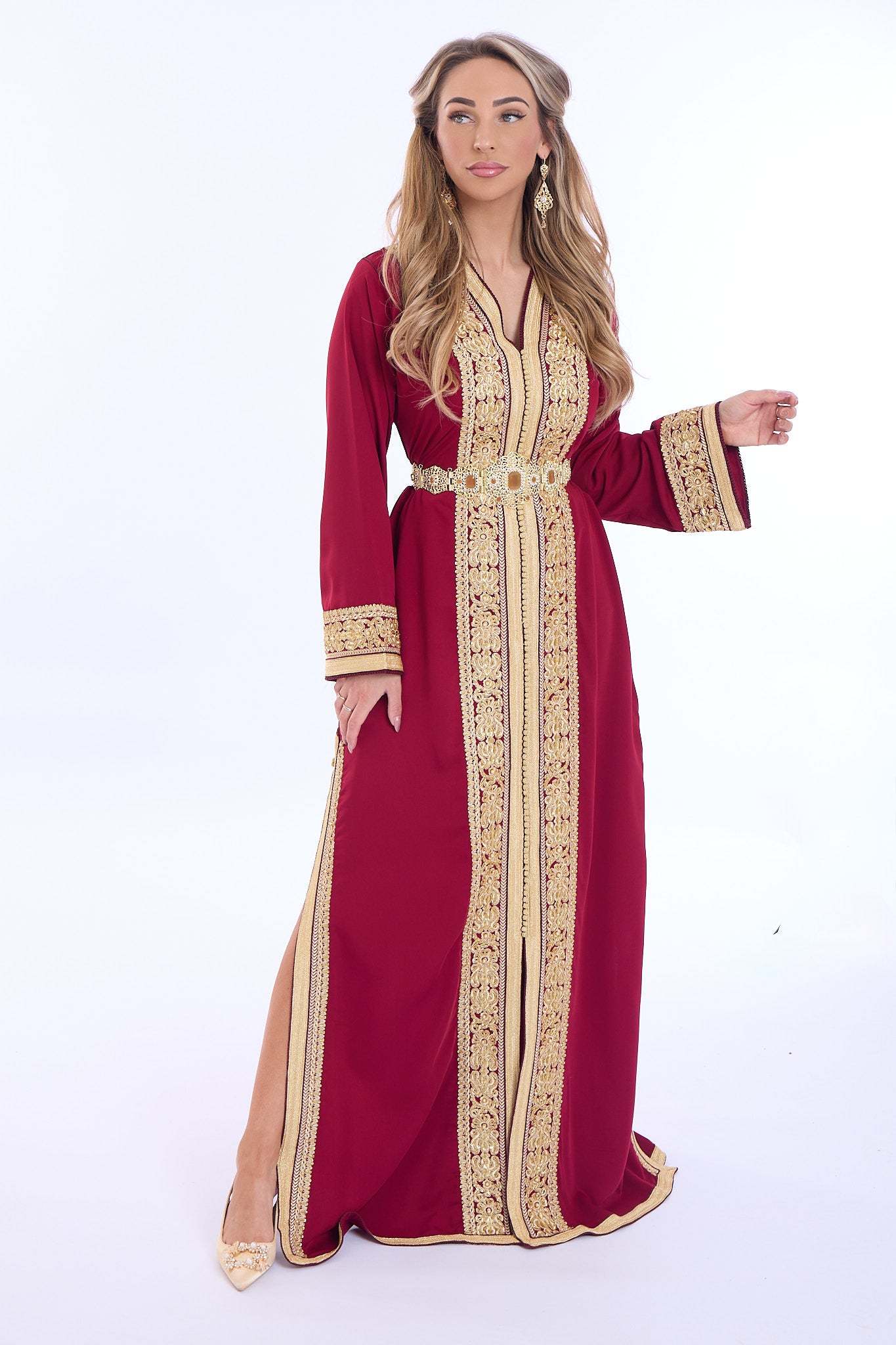 Caftan Lina Pomegrante