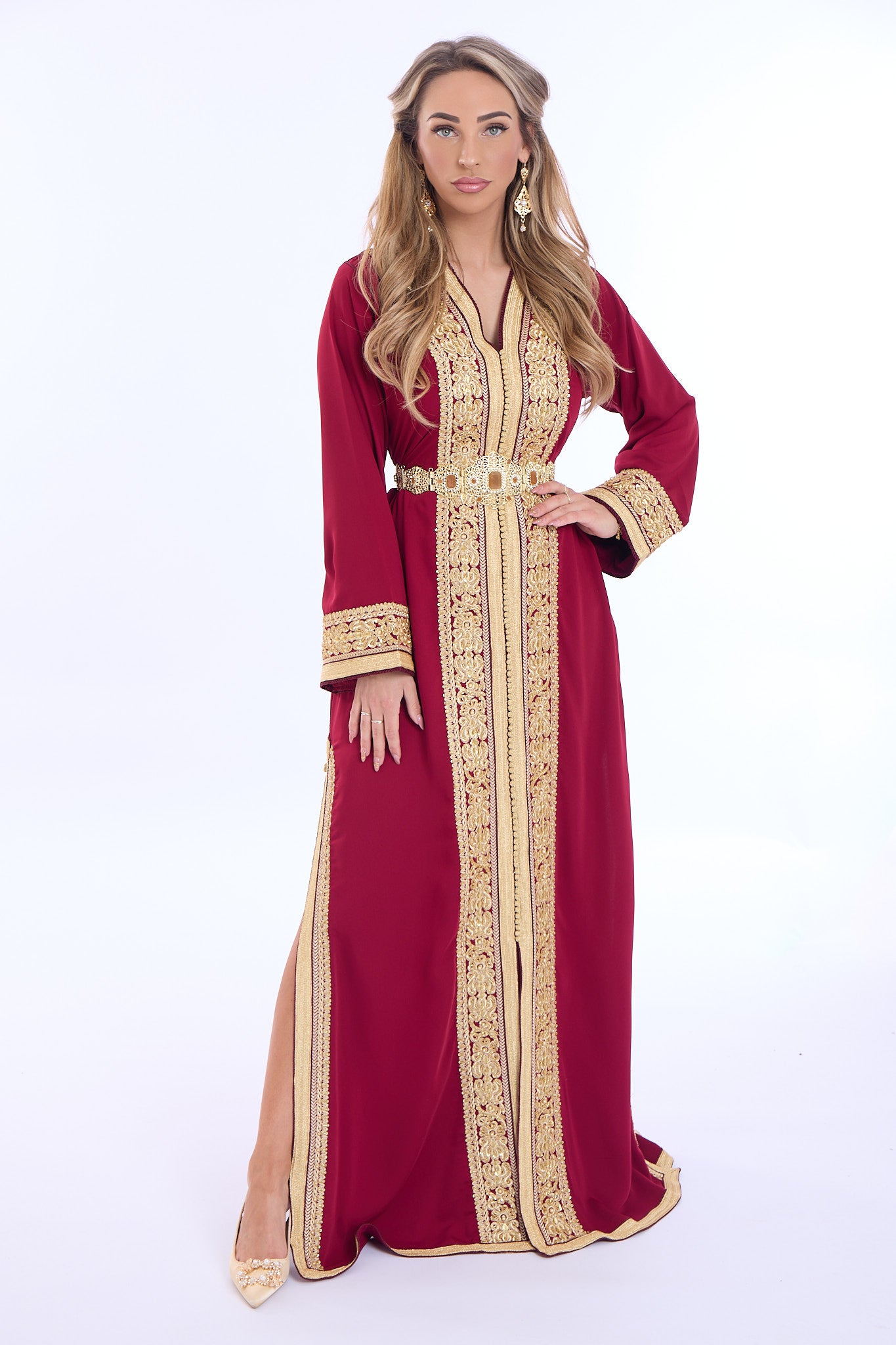 Caftan Lina Pomegrante
