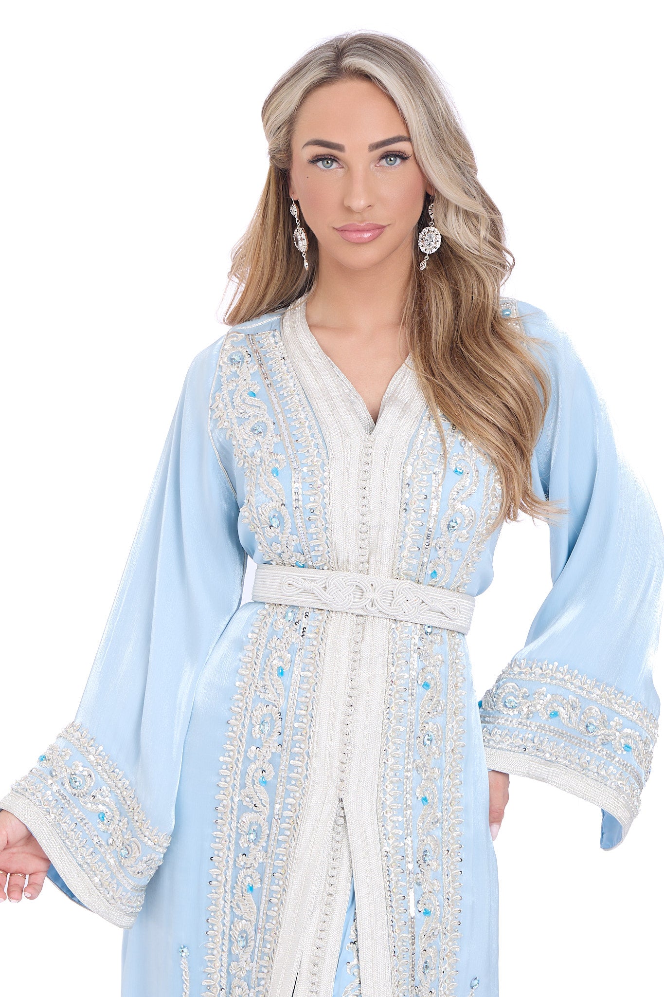 Caftan Sara Light blue