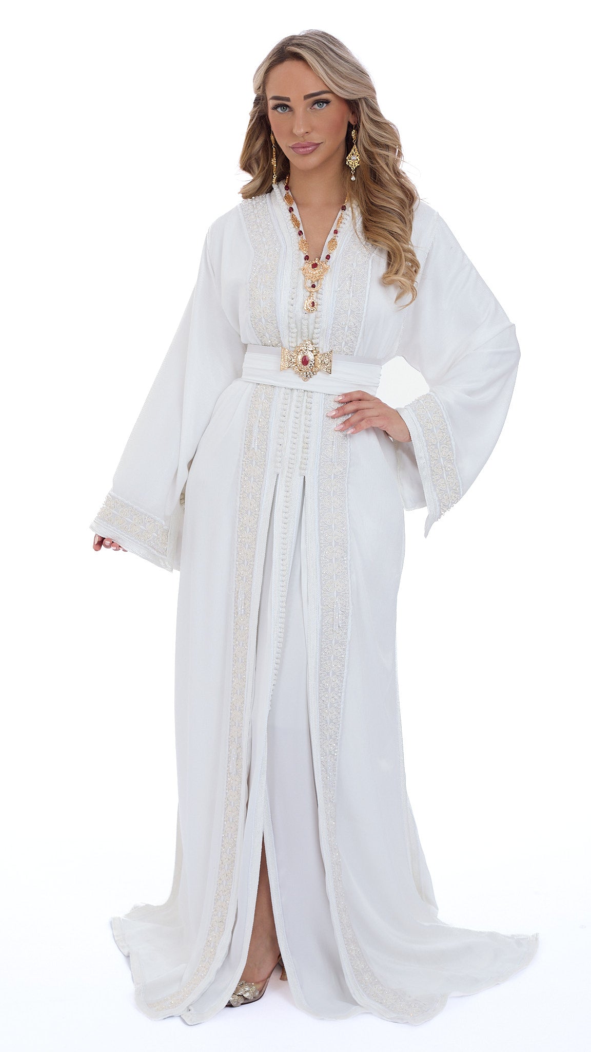 Caftan Maram Brokenwhite