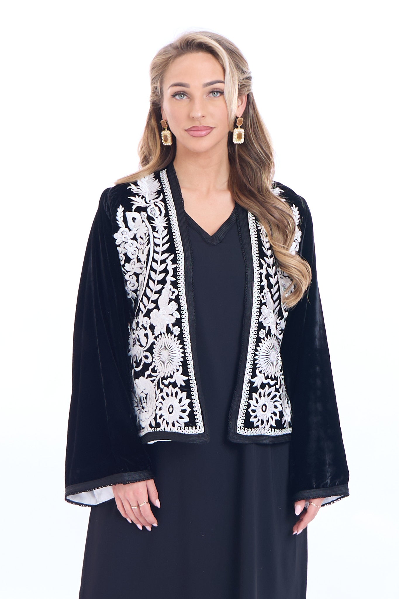 Caftan Fajr Black/white