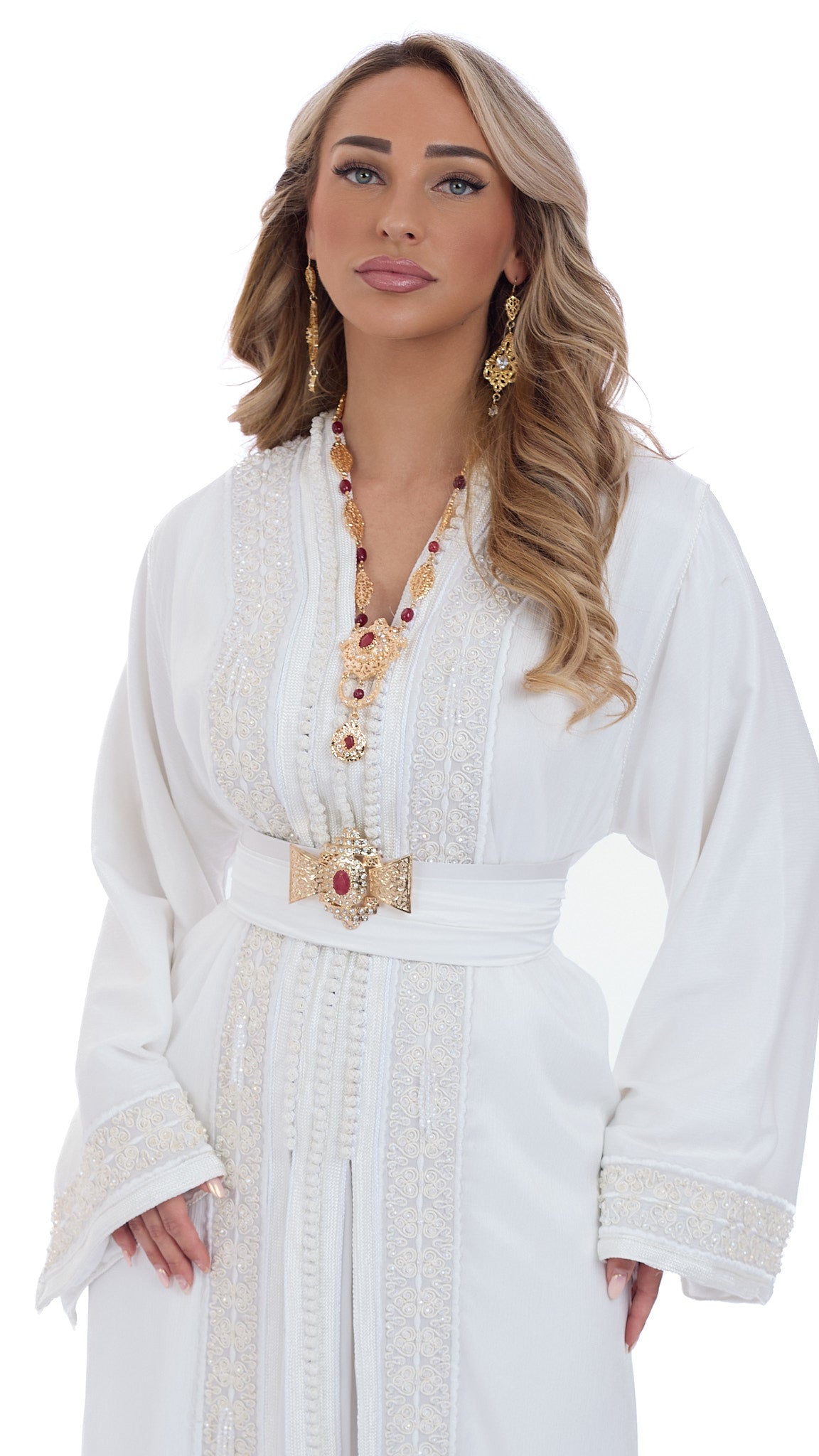 Caftan Maram Brokenwhite