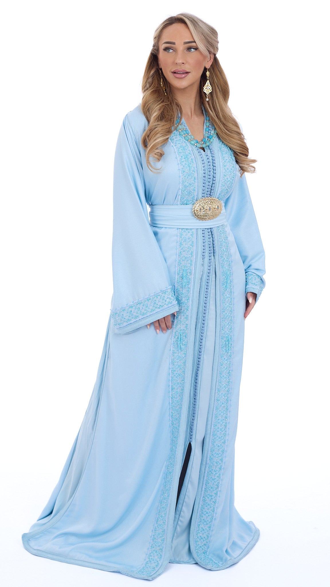 Caftan Maram Lightblue