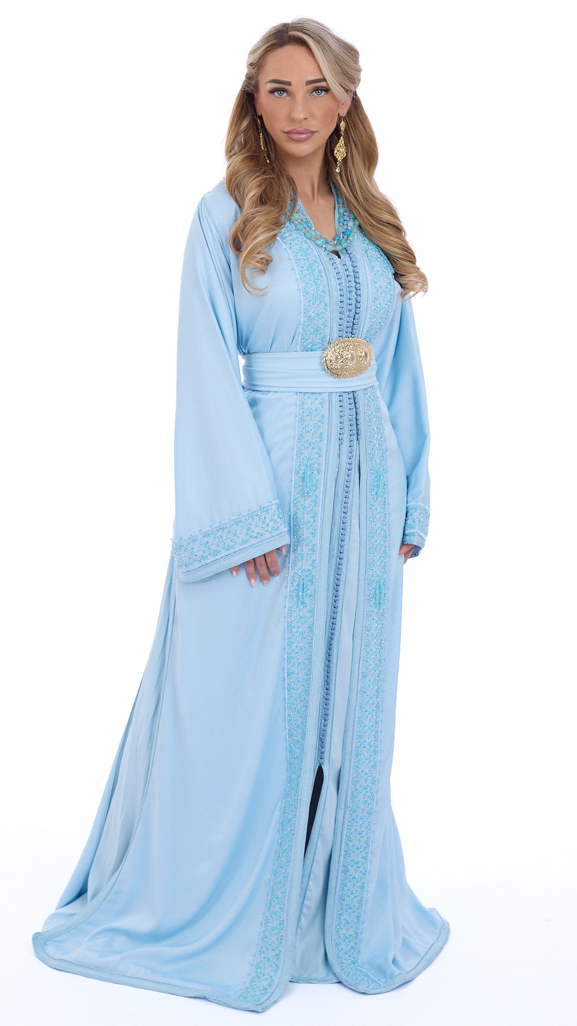 Caftan Maram Lightblue