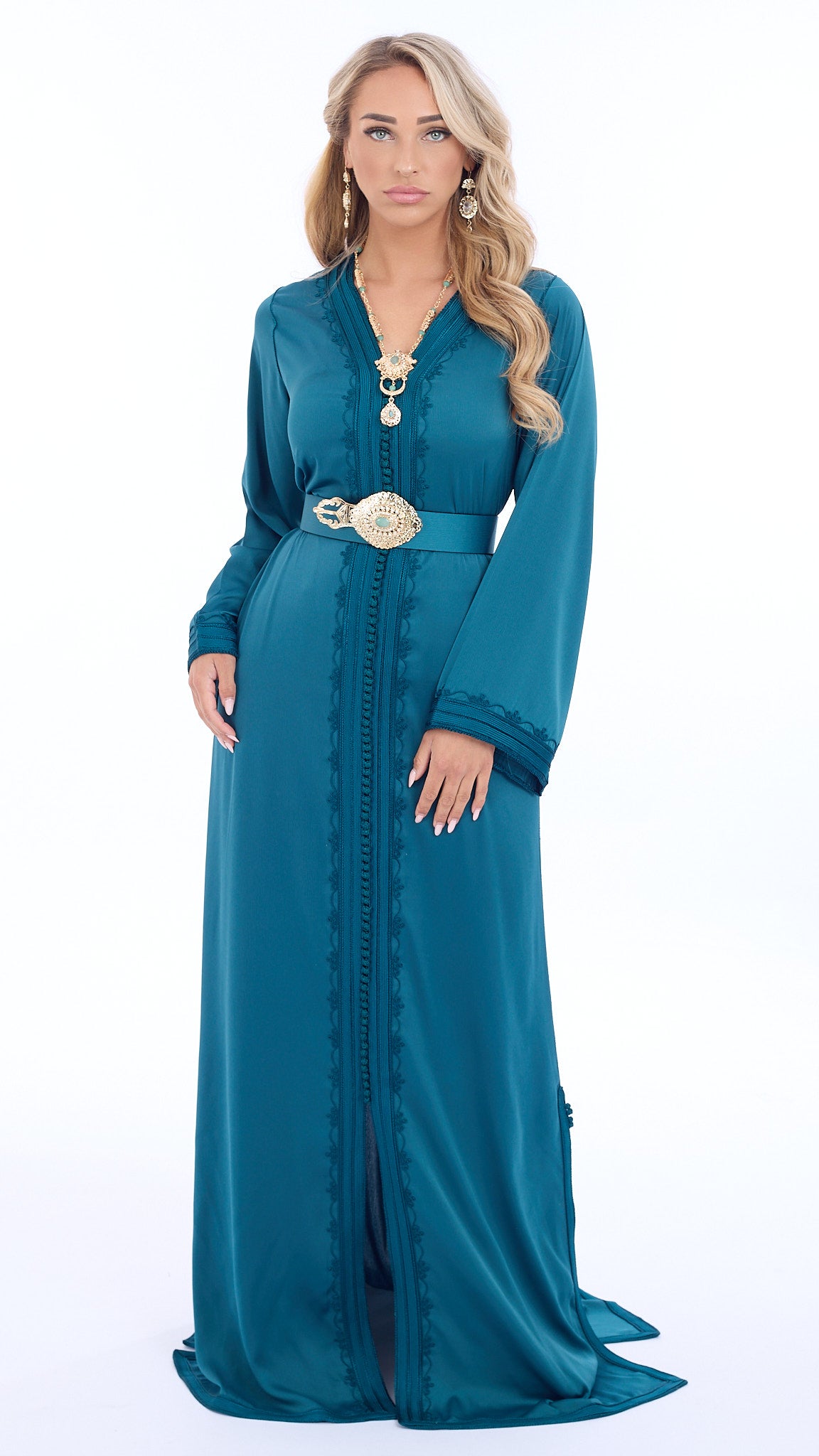 Caftan Riham Insectgreen