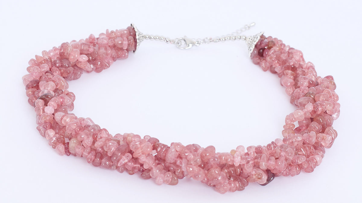 Necklace Zozo Paleviolet Pink