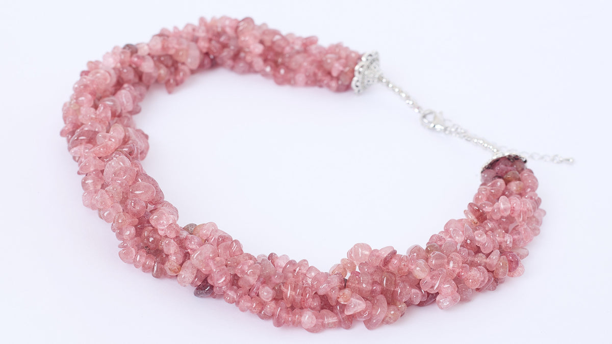 Necklace Zozo Paleviolet Pink