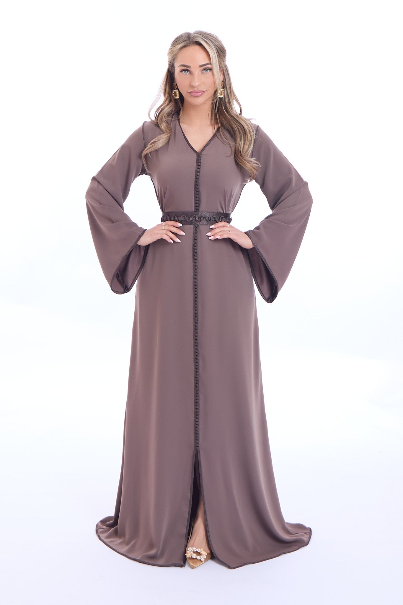Caftan Aya Brown