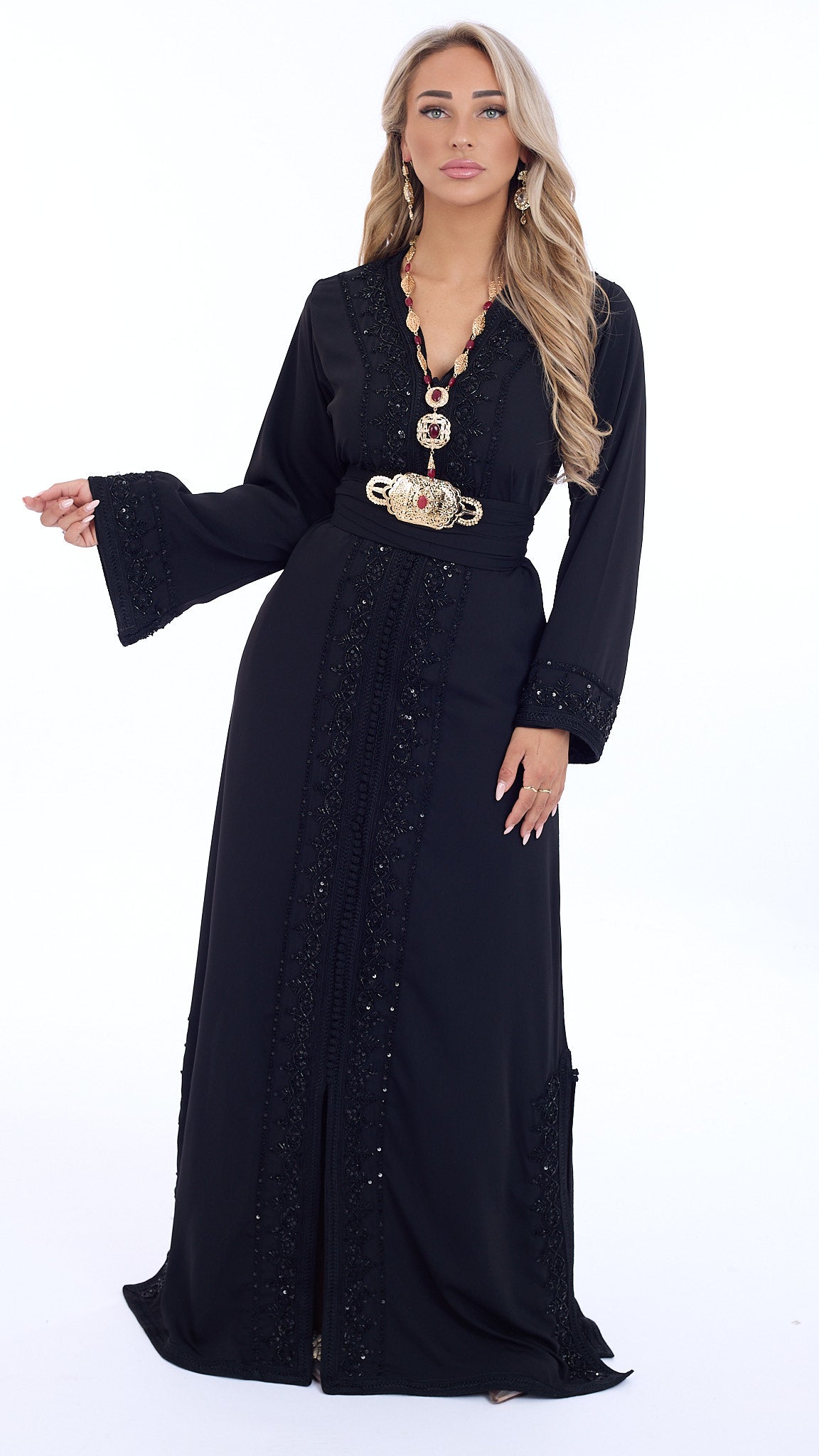 Caftan Lamyae Black