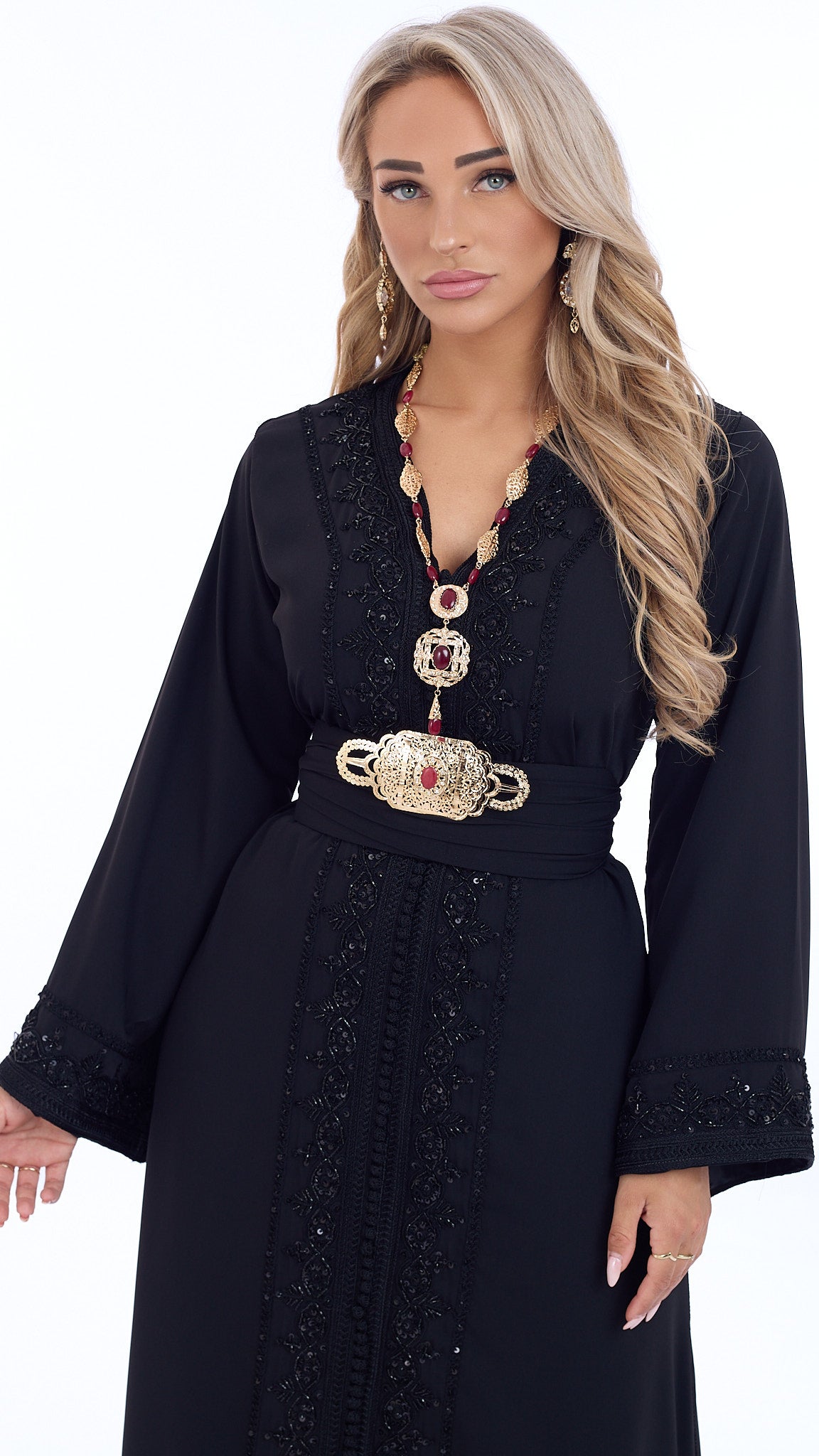 Caftan Lamyae Black