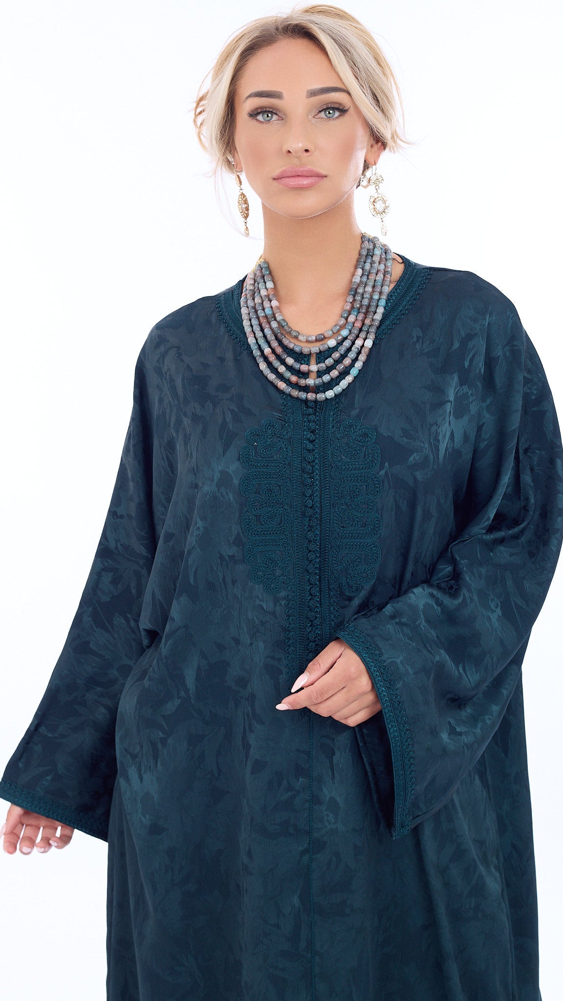 Caftan Yara Blue Petrol