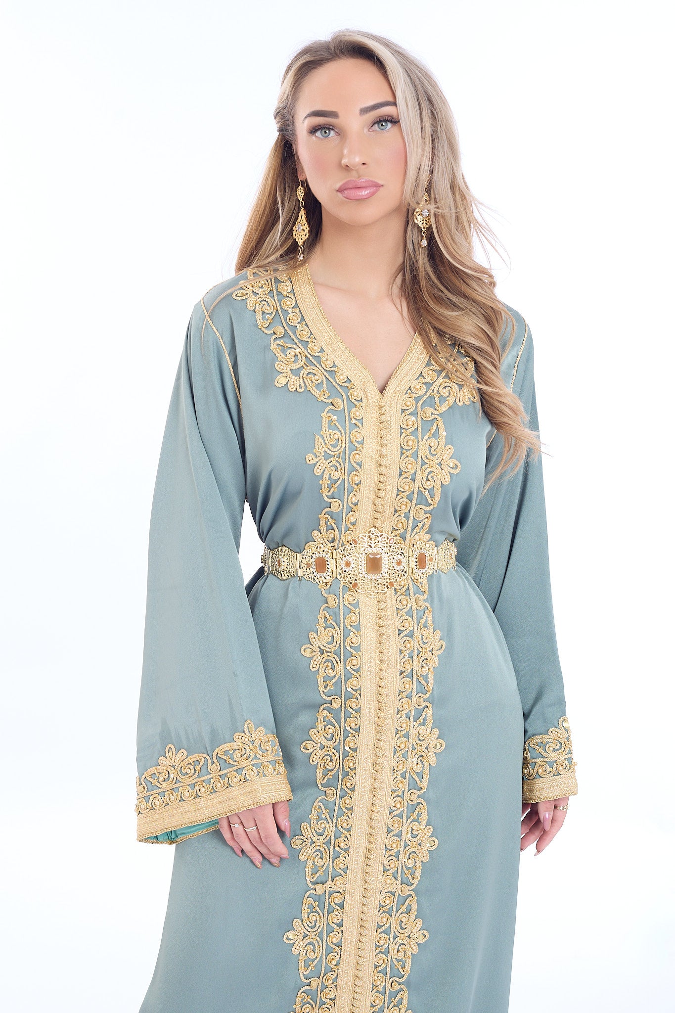 Caftan Jayda Mintgreen