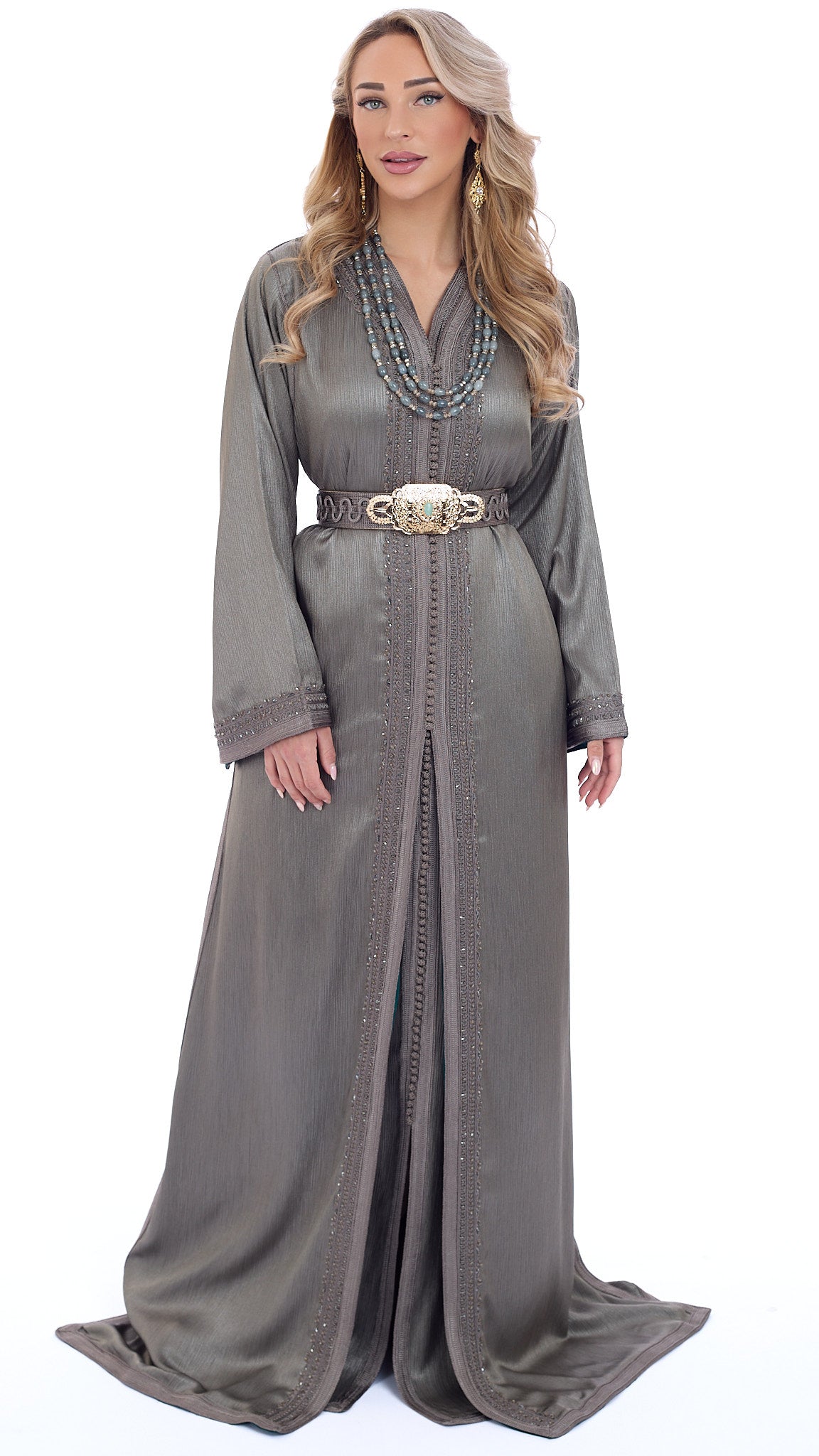 Caftan Lujain Olivegreen