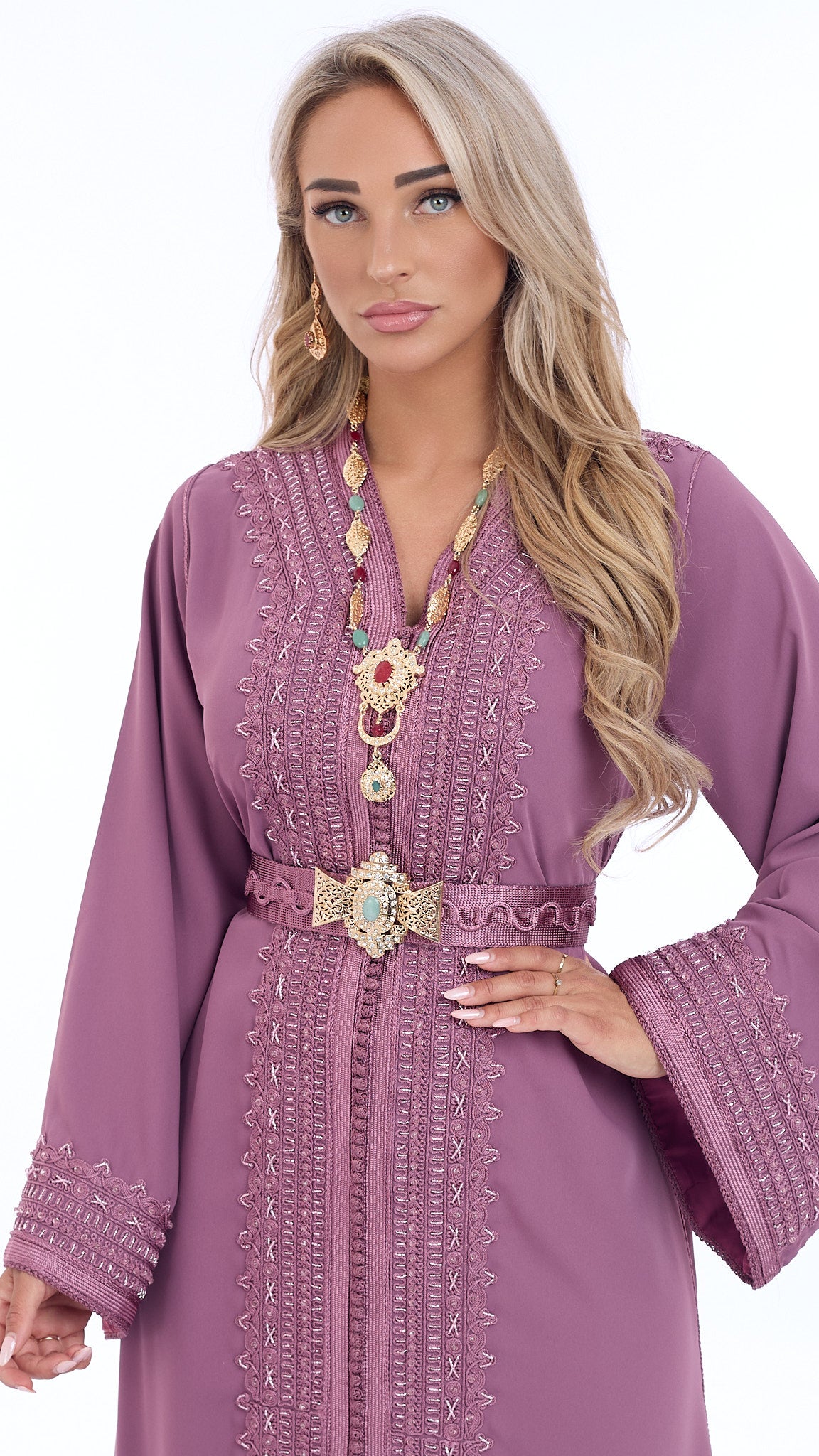 Caftan Firdouas Paleviolet pink