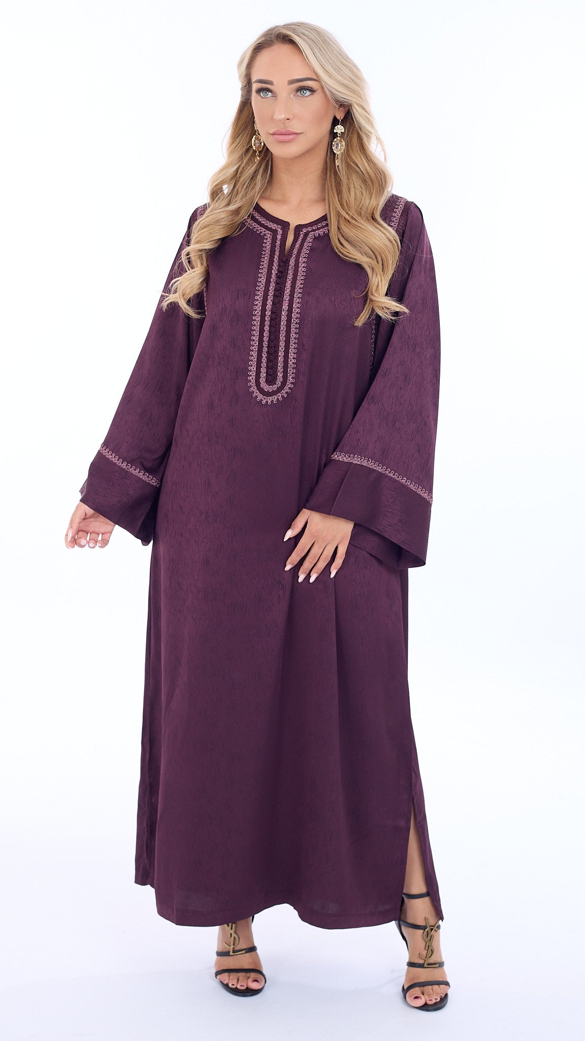 Caftan Aaliya Pomegrante