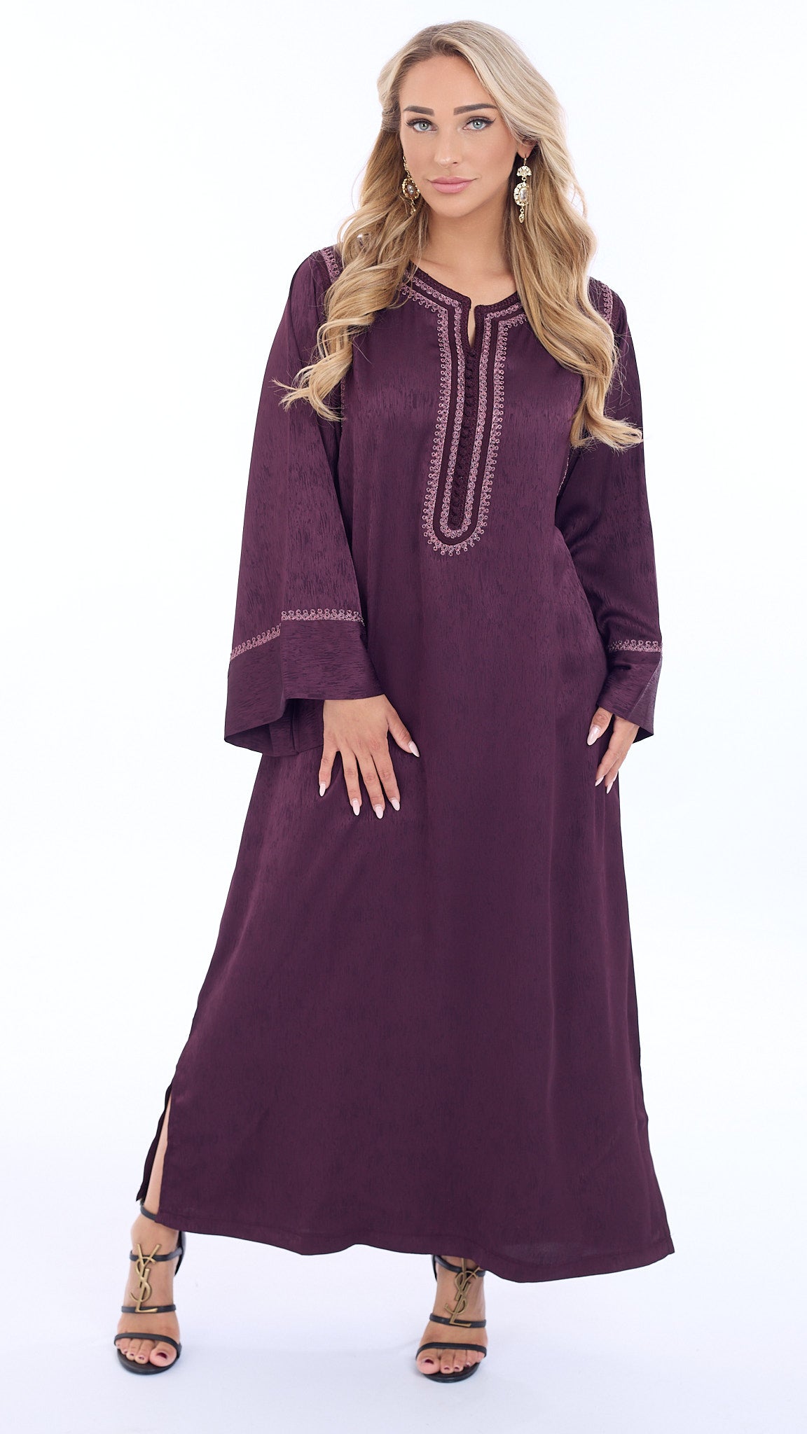 Caftan Aaliya Pomegrante