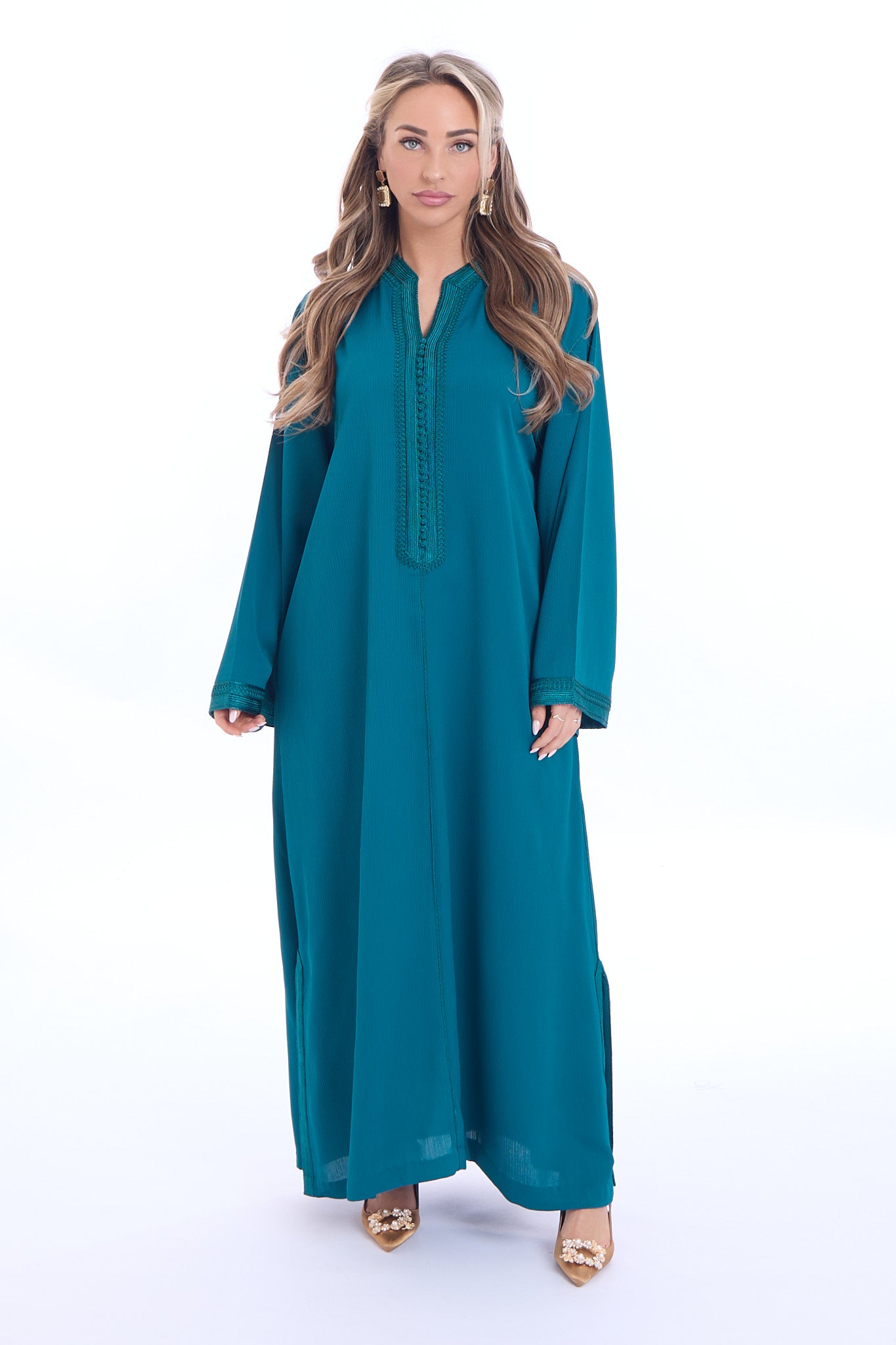 Caftan Haneen Insectgreen