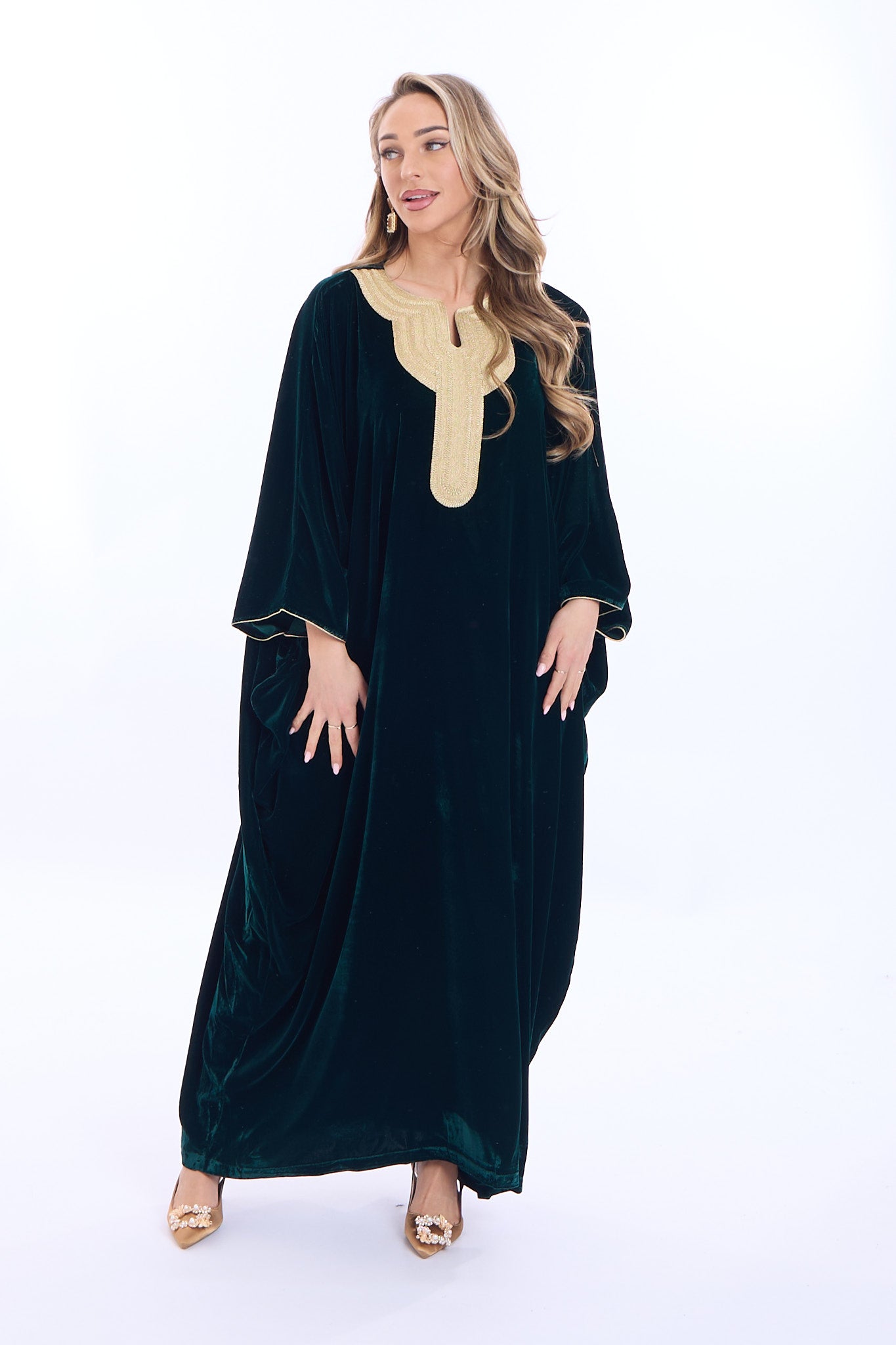 Caftan Omana Darkgreen