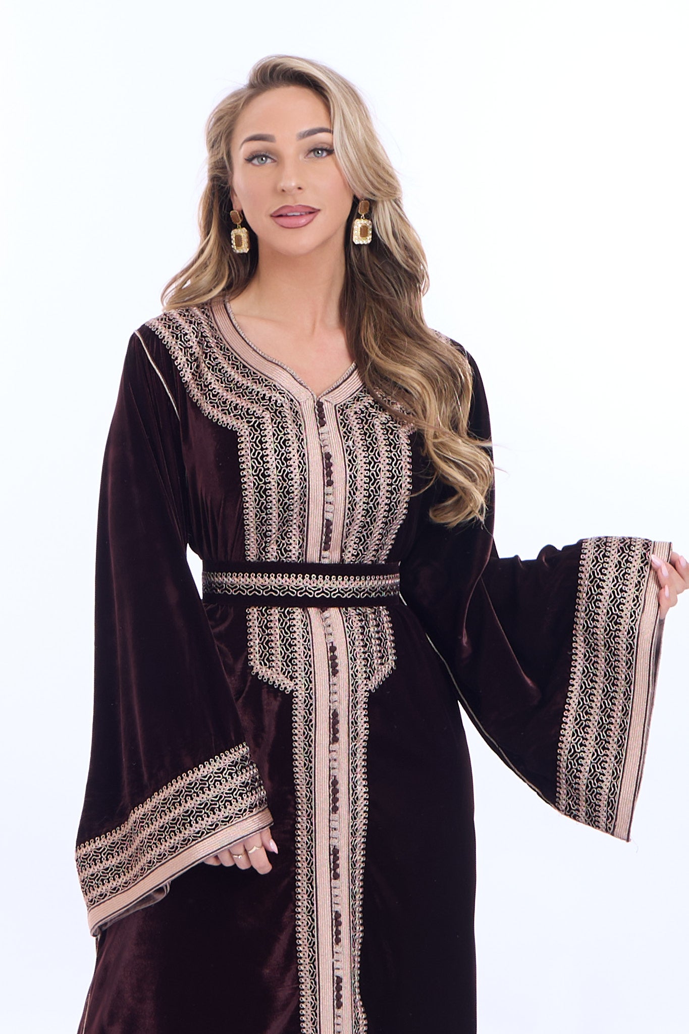 Caftan Huda Brown