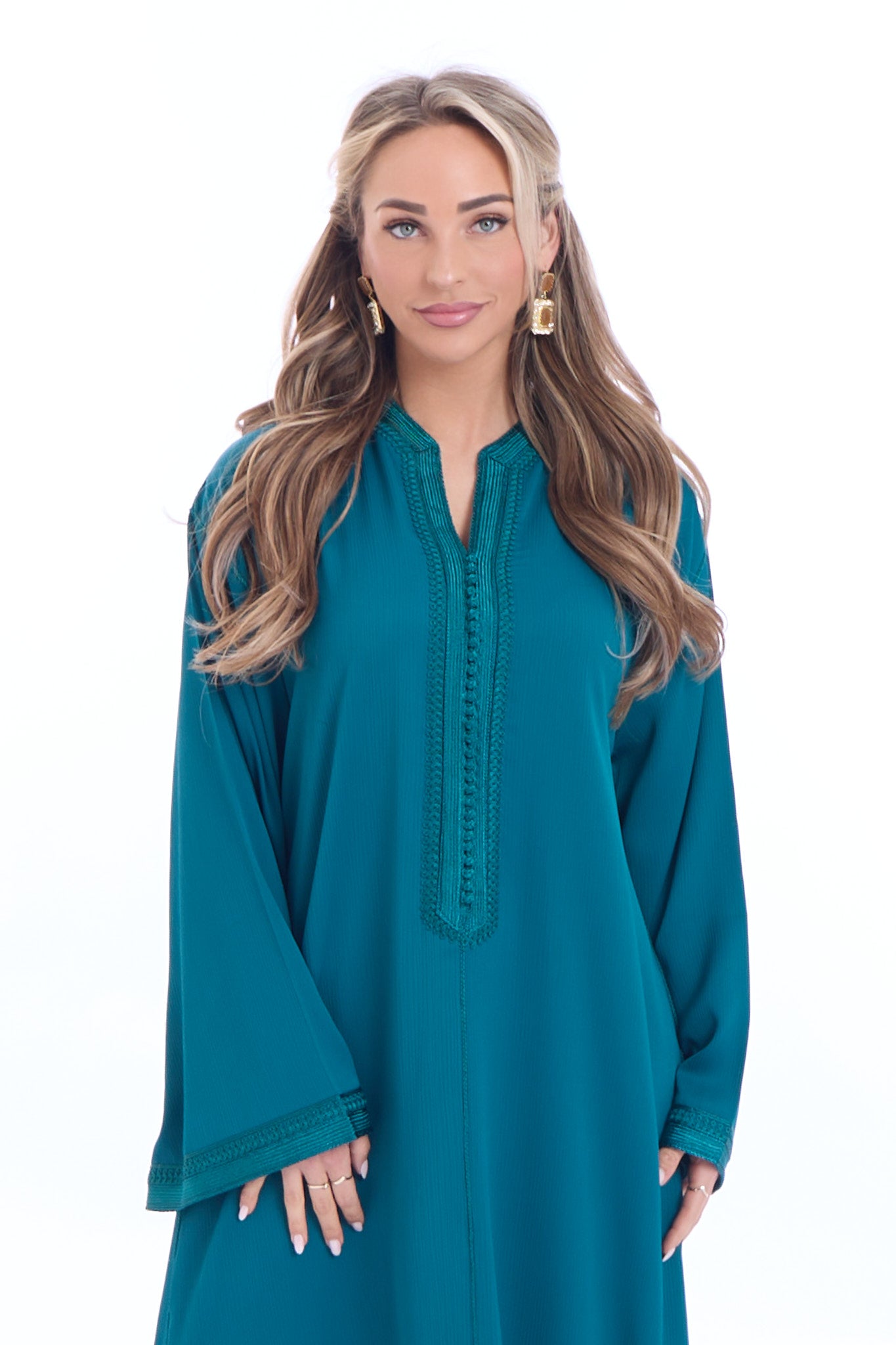 Caftan Haneen Insectgreen