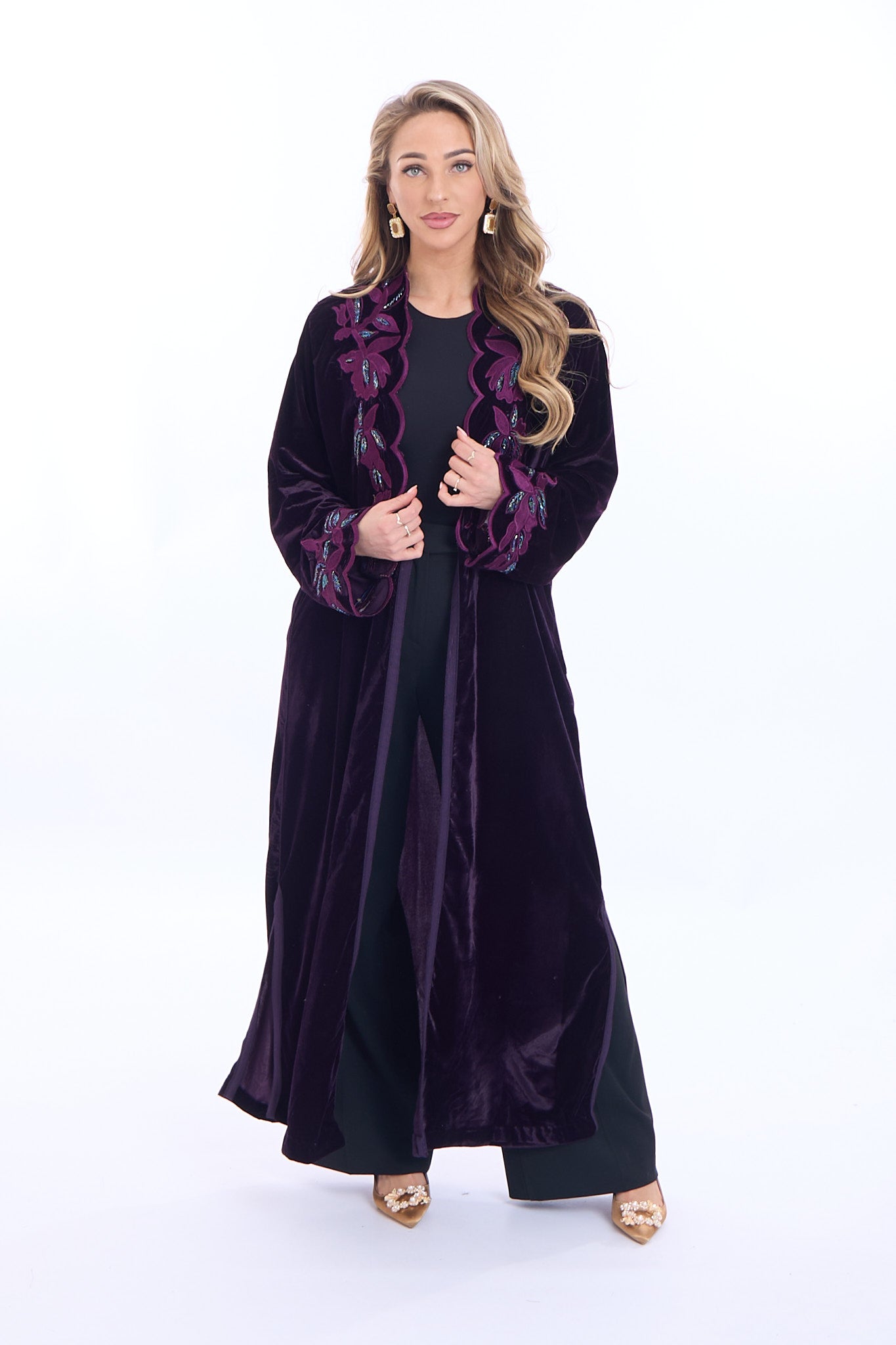 Kimono Marya aubergine