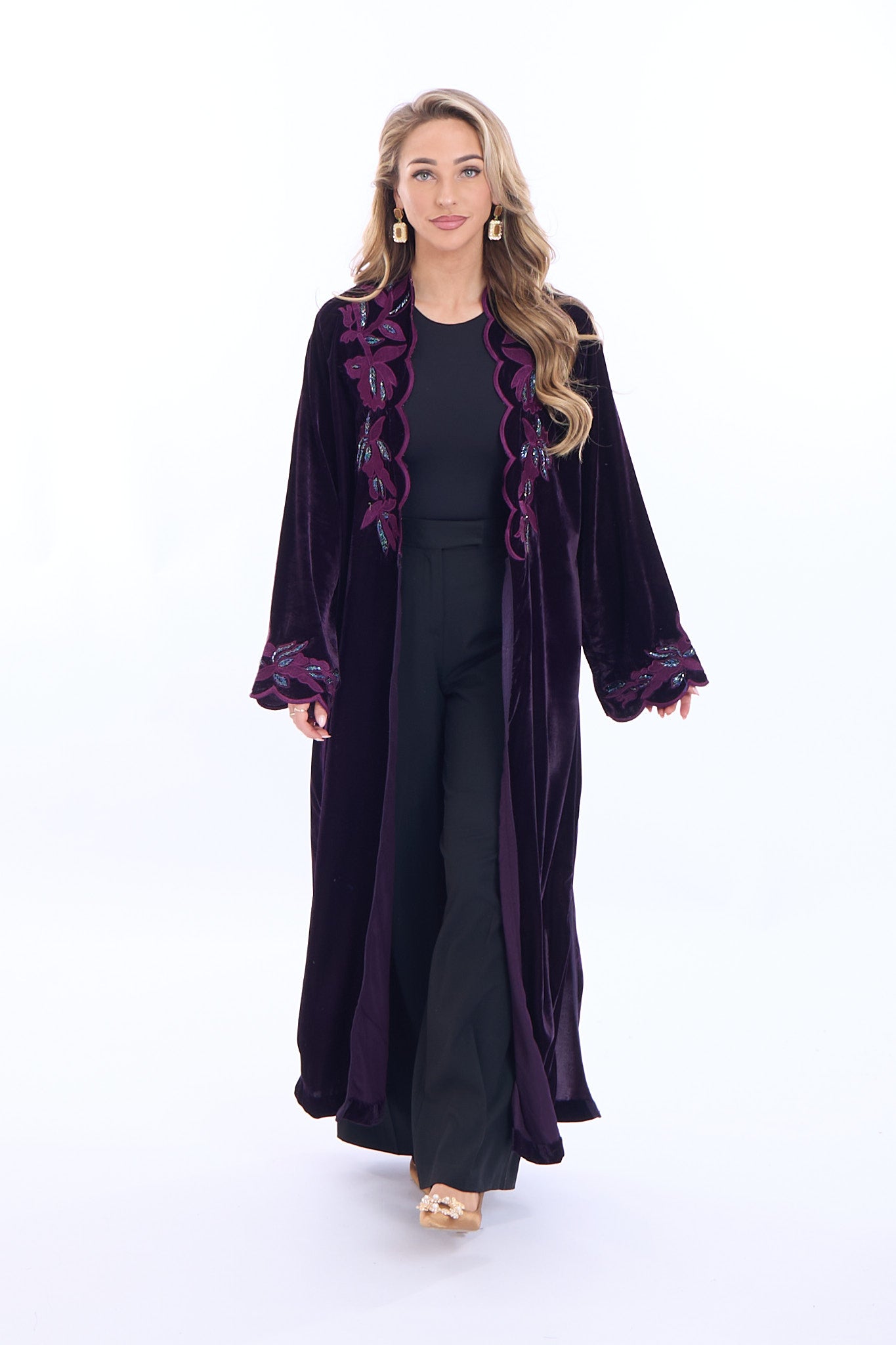 Kimono Marya aubergine
