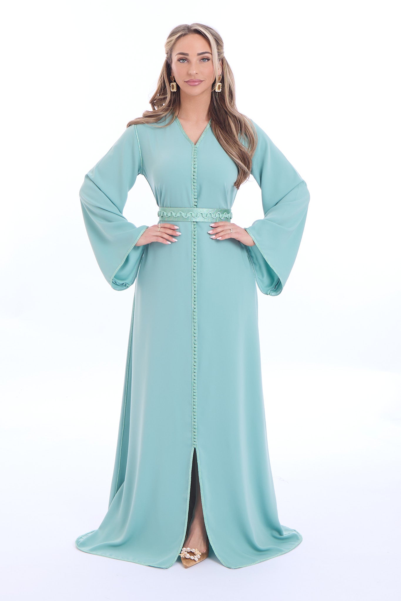 Caftan Aya Mintgreen