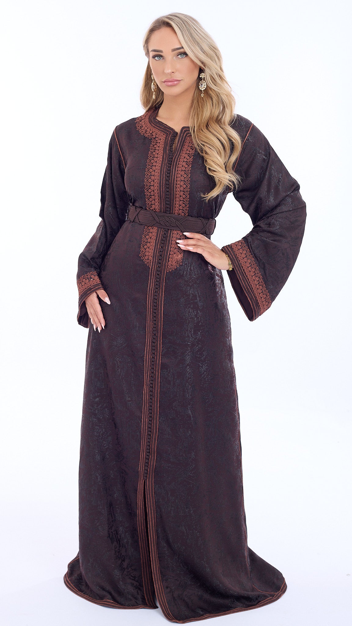Caftan Jannah Chocolate Brown