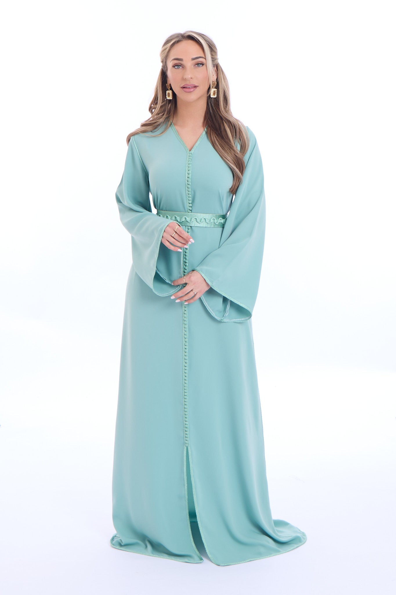 Caftan Aya Mintgreen
