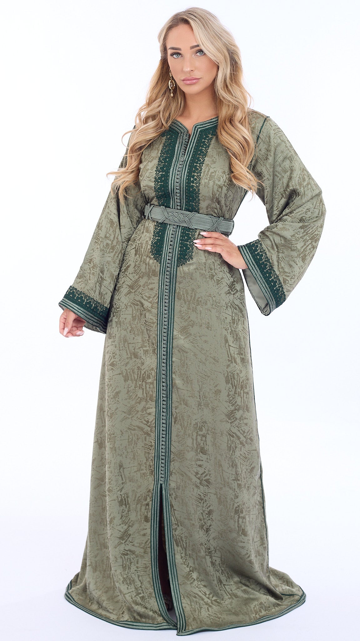 Caftan Jannah Olivegreen
