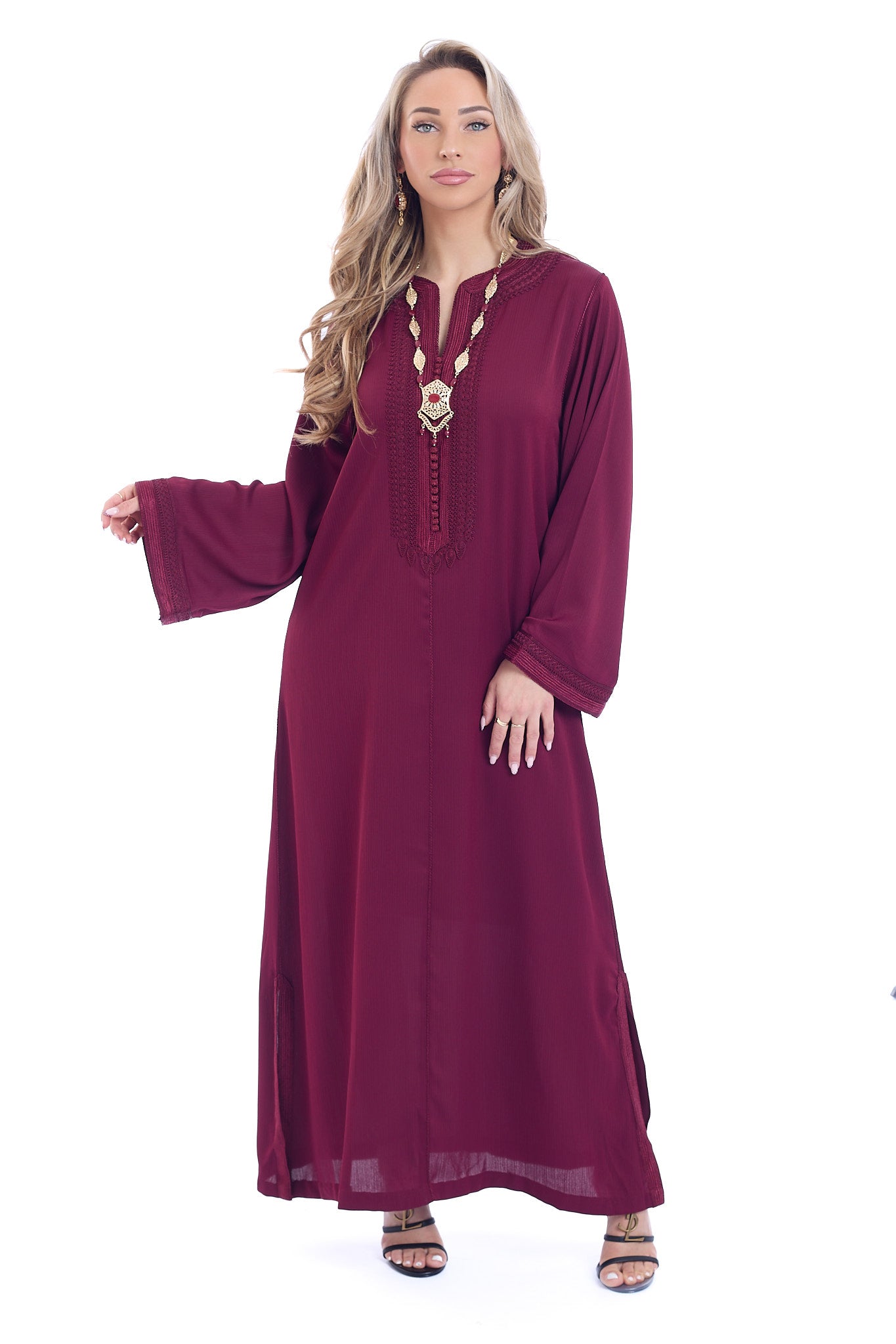 Caftan Sophie Pomegrante